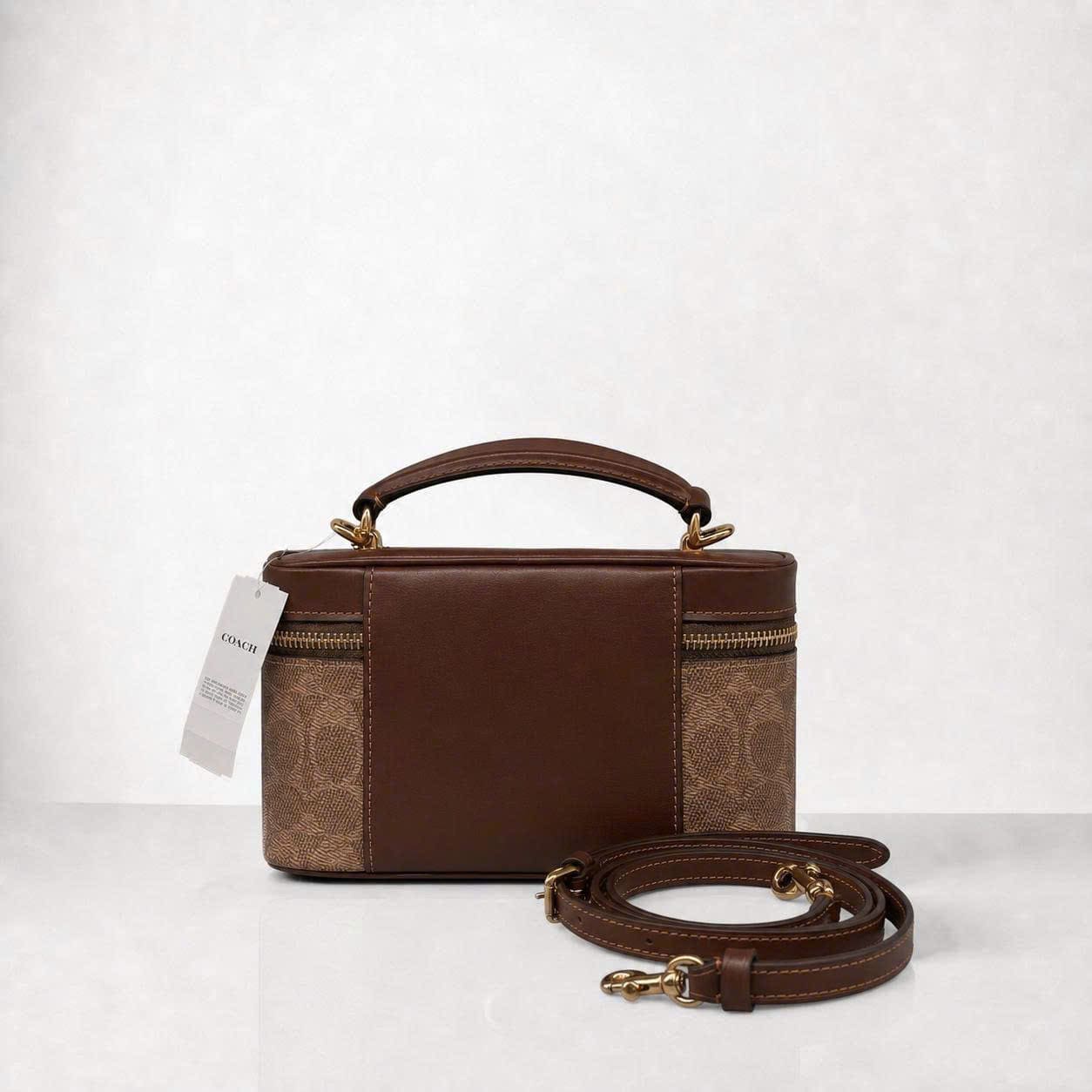 COACH SIGNATURE RAINER CROSSBODY BAG - BROWN