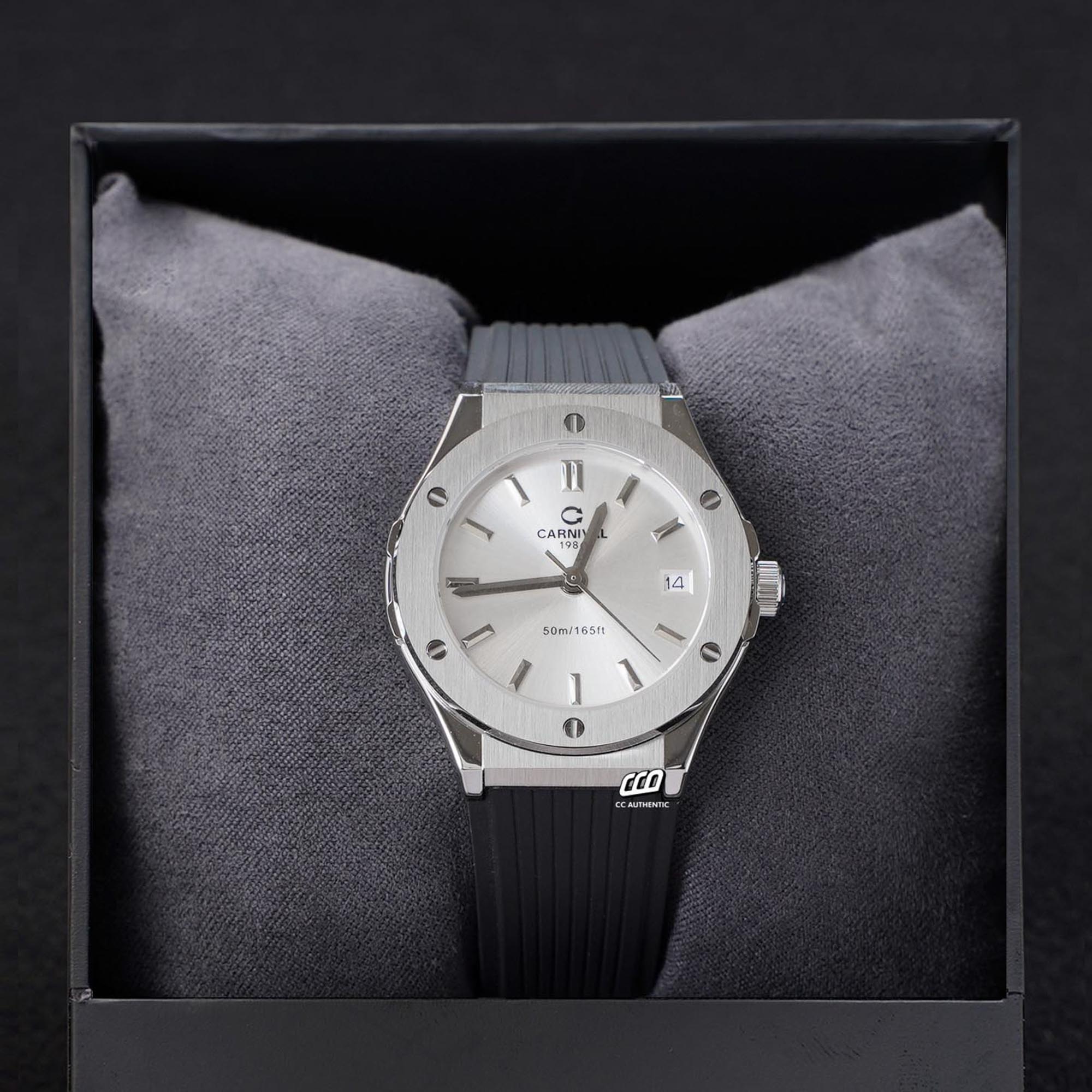 ĐỒNG HỒ NỮ CARNIVAL 8168L VT DCS T QUAZT 34MM
