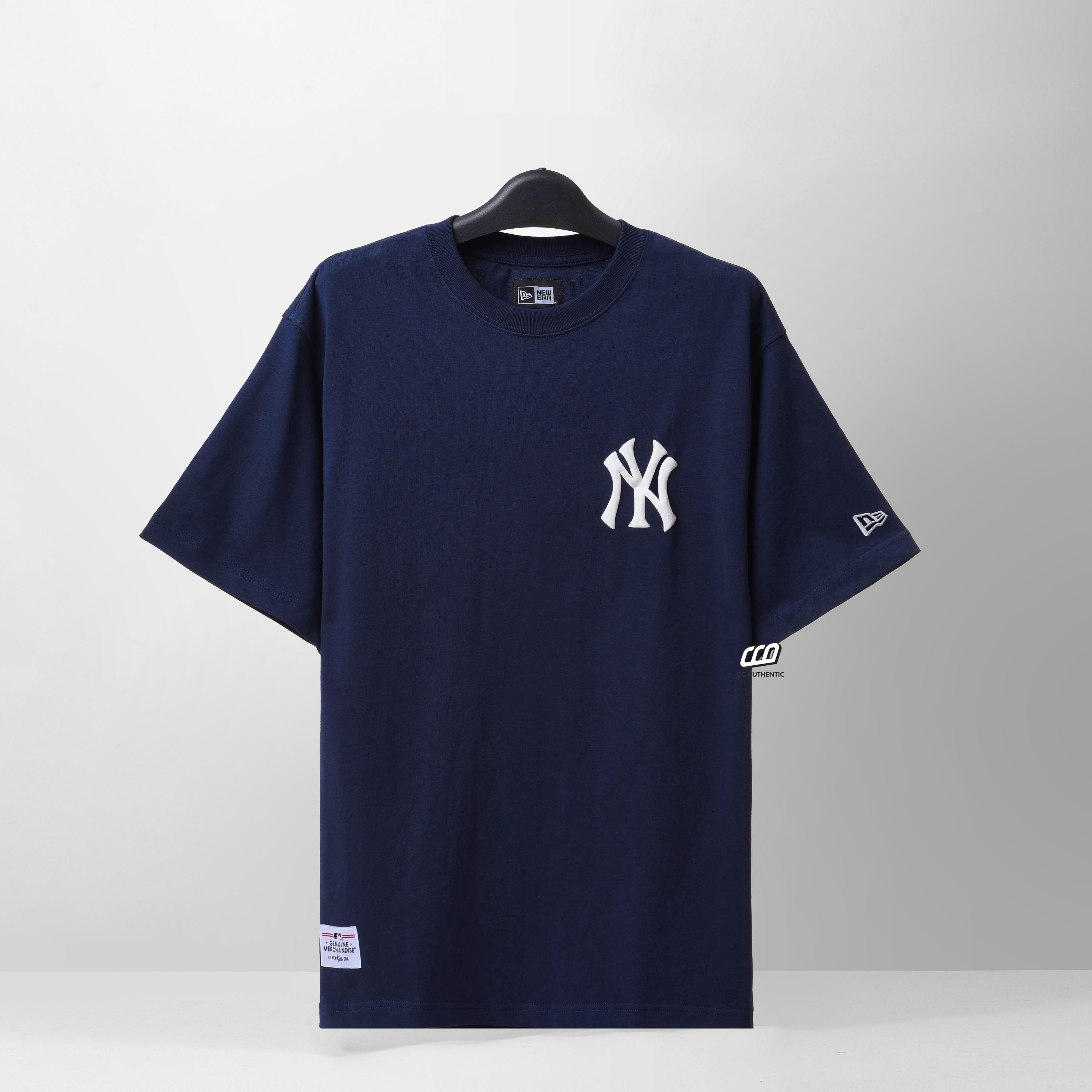 NEW ERA NYYK FLOWERS T-SHIRT - NAVY