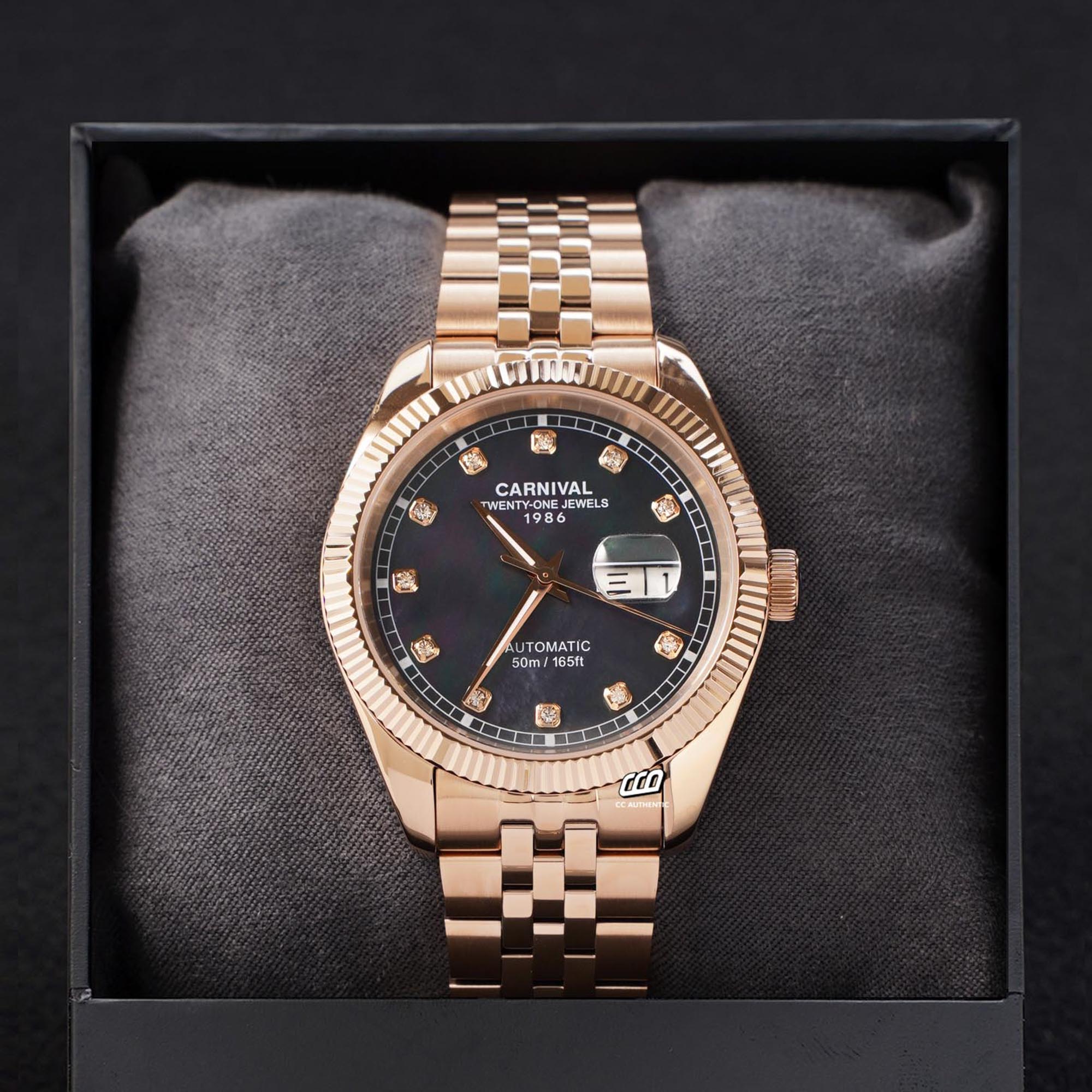 ĐỒNG HỒ NAM CARNIVAL 8131G VH DK AUTOMATIC 41MM