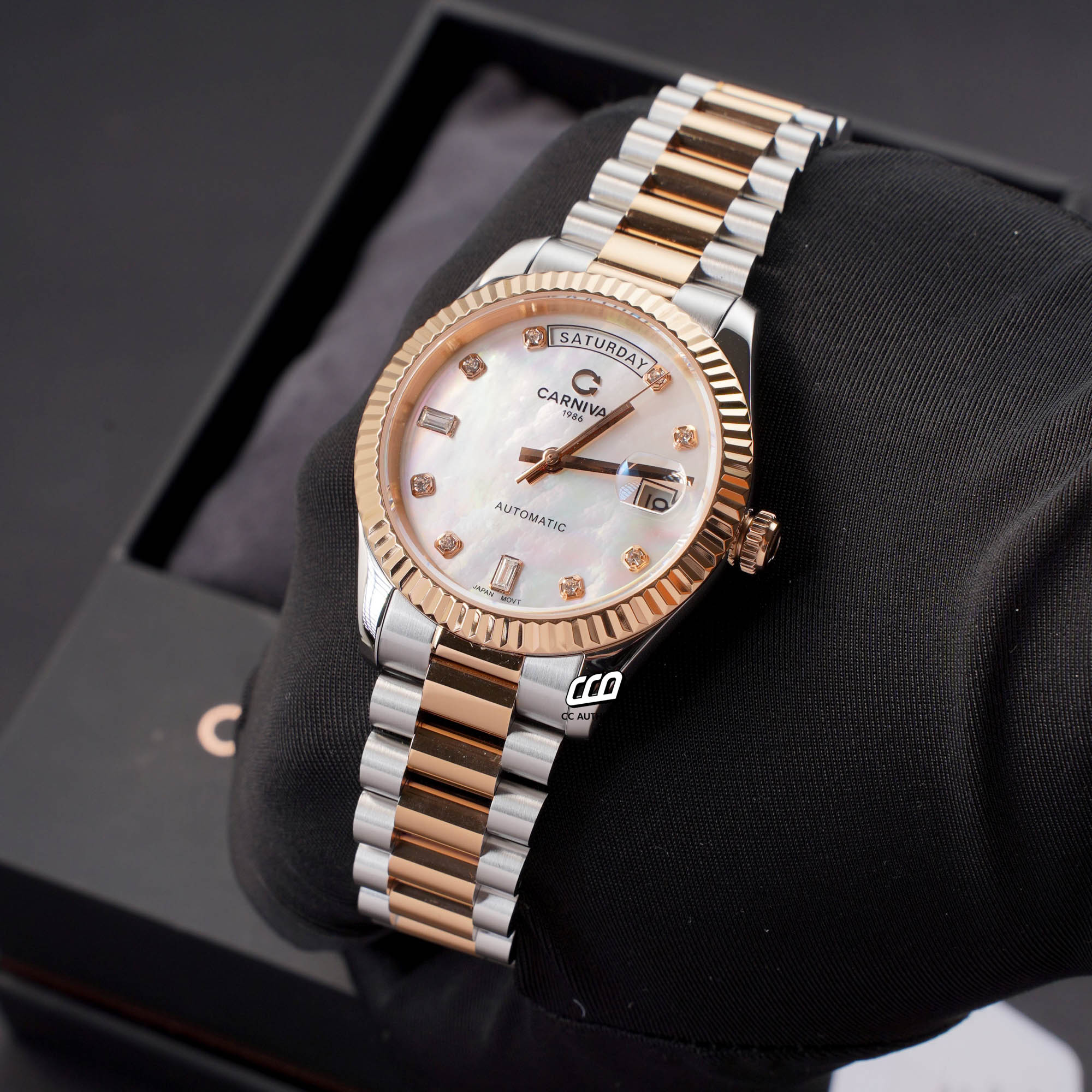 ĐỒNG HỒ NAM CARNIVAL 8239G CH TK AUTOMATIC 38MM