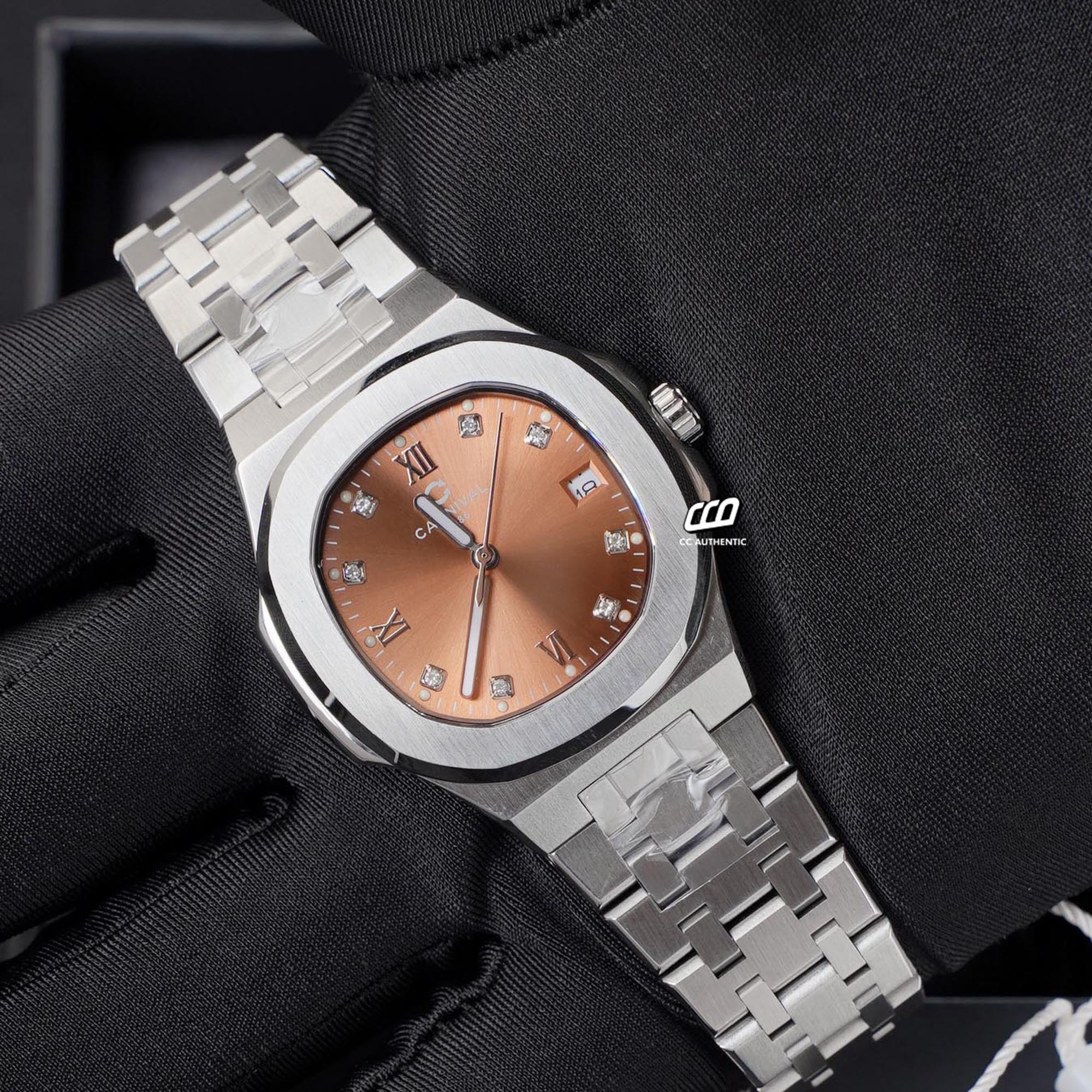 ĐỒNG HỒ NỮ CARNIVAL 8160L VH NCH QUAZT 34MM