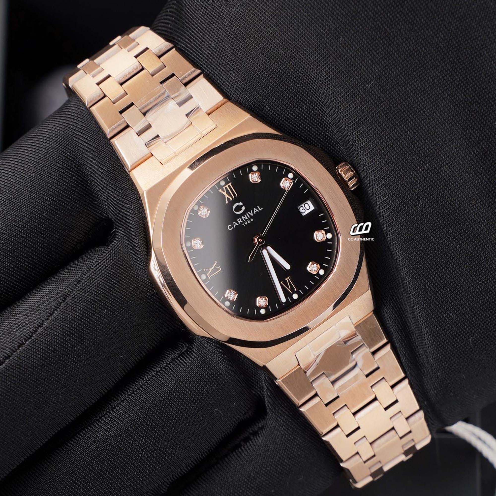 ĐỒNG HỒ NỮ CARNIVAL 8160L VH D QUAZT 34MM