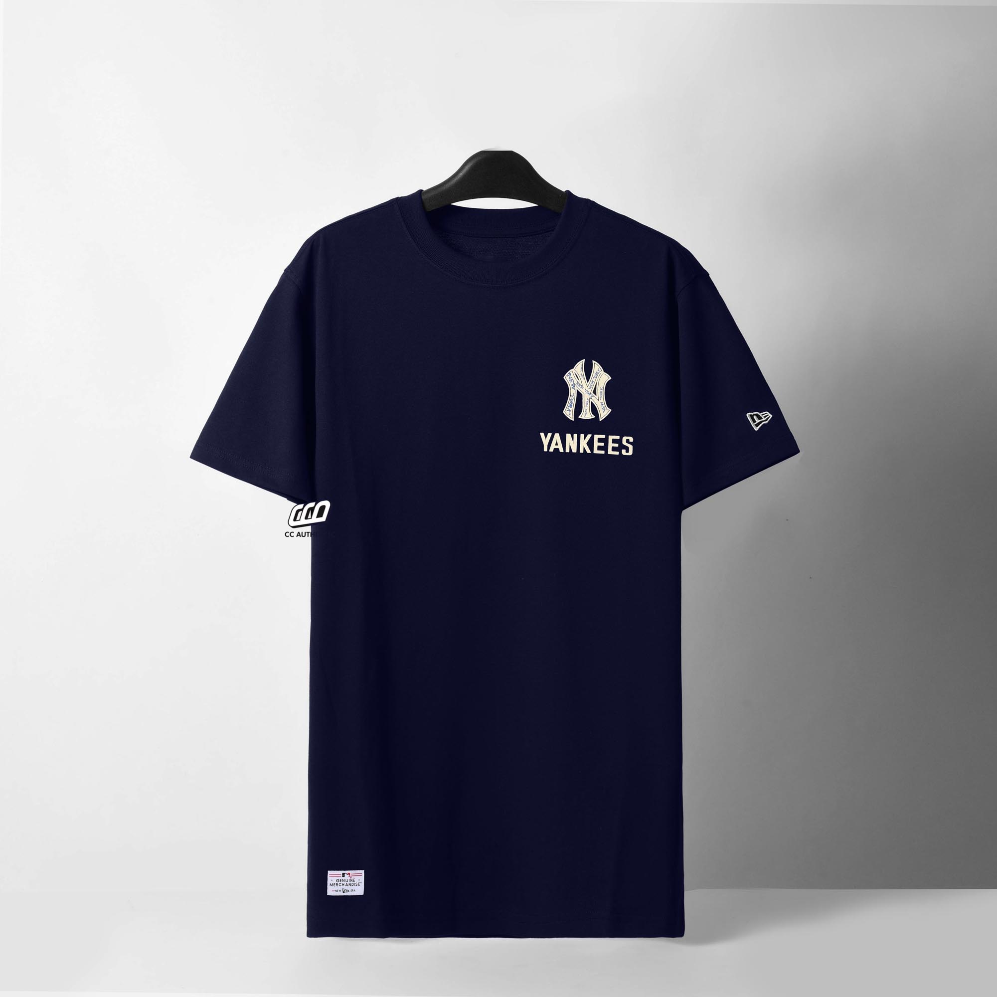 NEW ERA OVERLAY T-SHIRT - NAVY
