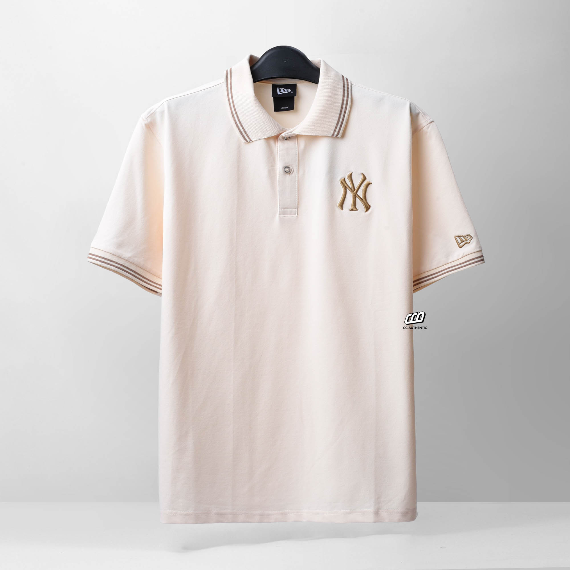 NEW ERA SANY POLO SHIRT - IVORY
