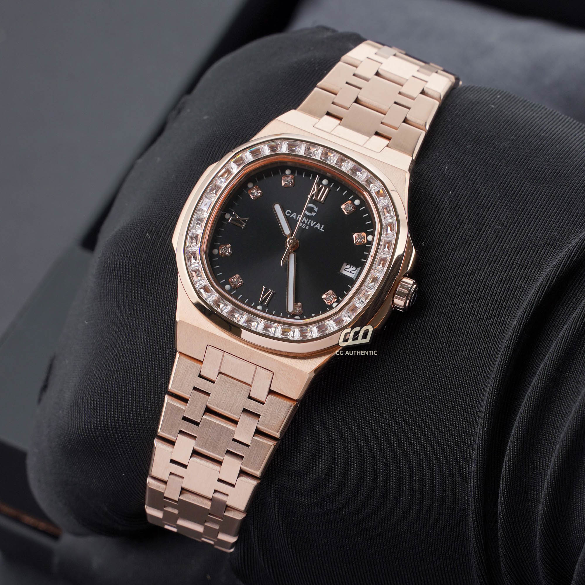 ĐỒNG HỒ NỮ CARNIVAL 8160L2 VH D QUAZT 34MM