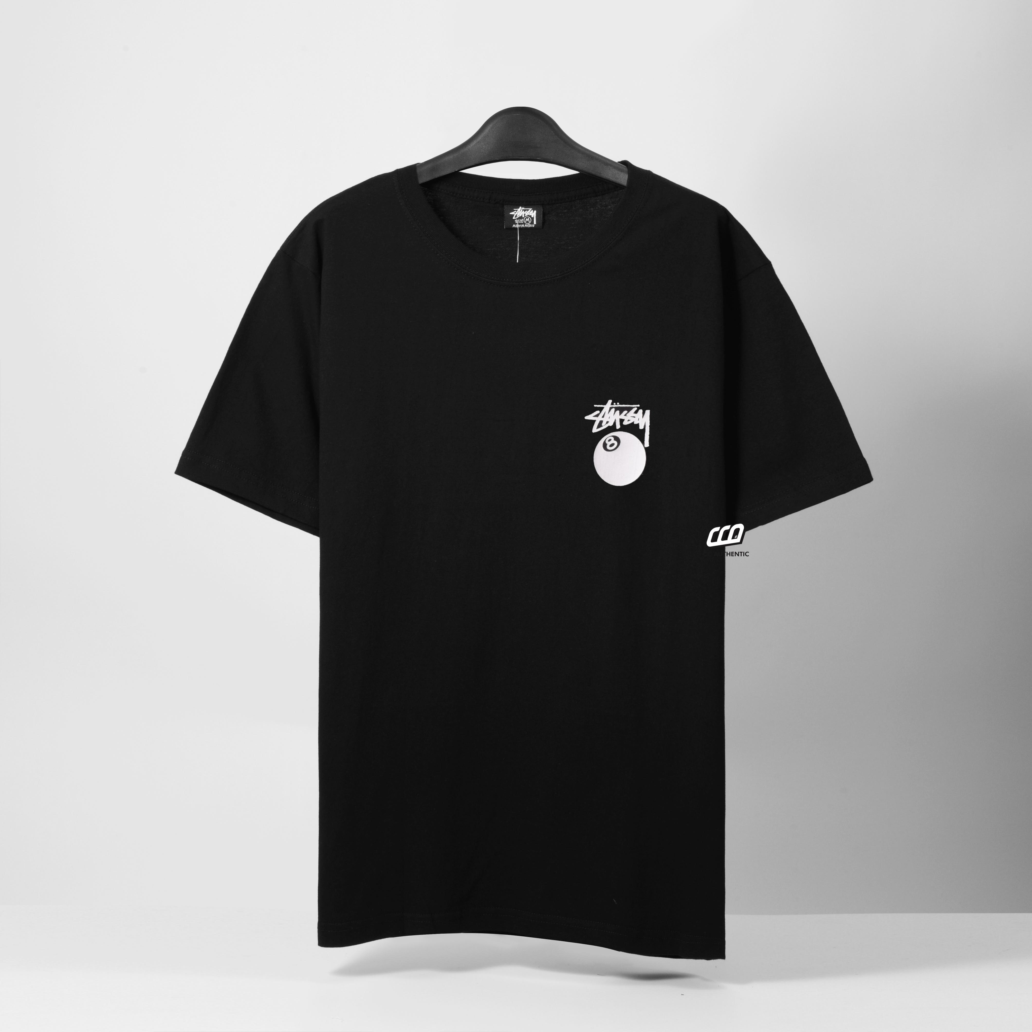 STUSSY BILLARDS T-SHIRT - BLACK