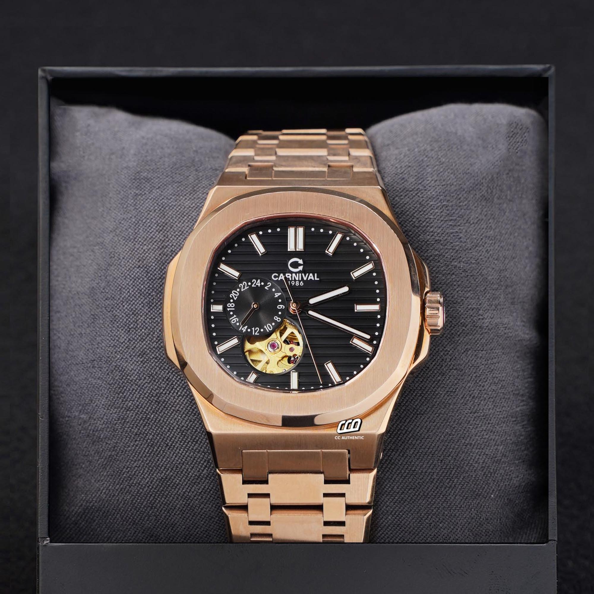ĐỒNG HỒ NAM CARNIVAL 8159G VH TT AUTOMATIC 41MM