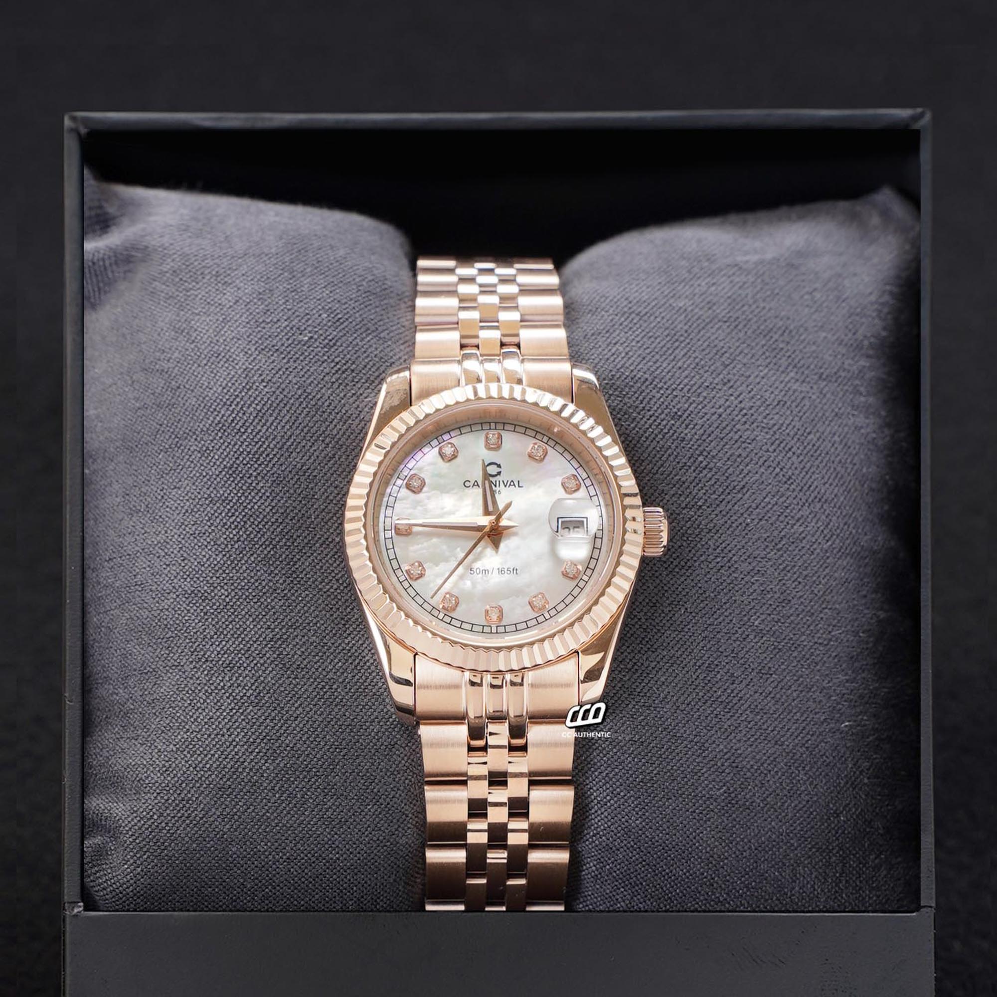 ĐỒNG HỒ NỮ CARNIVAL 8131L VH TK QUAZT 32MM