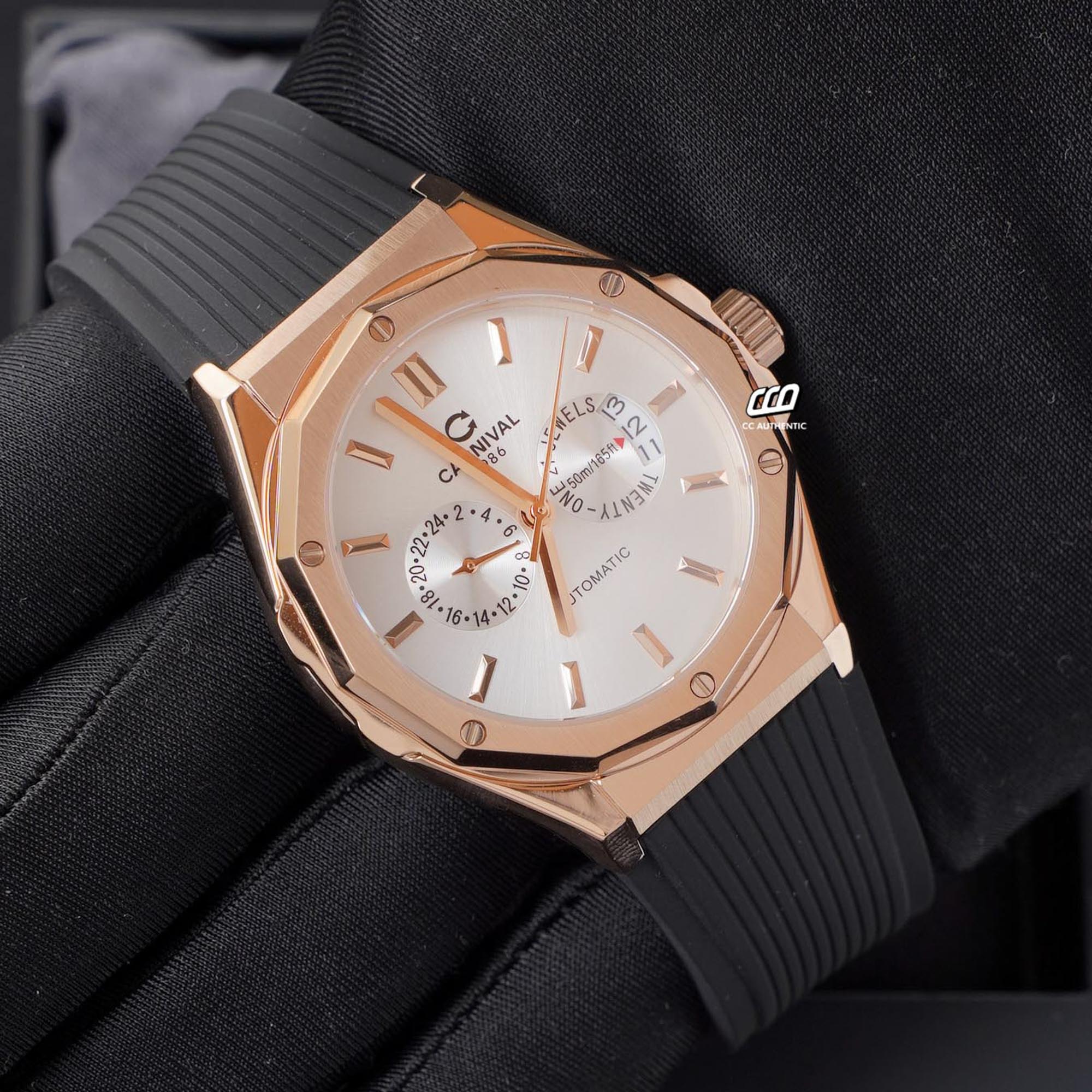 ĐỒNG HỒ NAM CARNIVAL 8188G VH DCS T AUTOMATIC 42MM