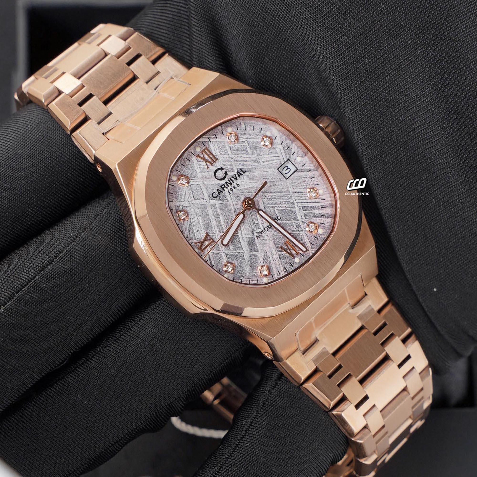 ĐỒNG HỒ NAM CARNIVAL 8160G VH TT AUTOMATIC 41MM