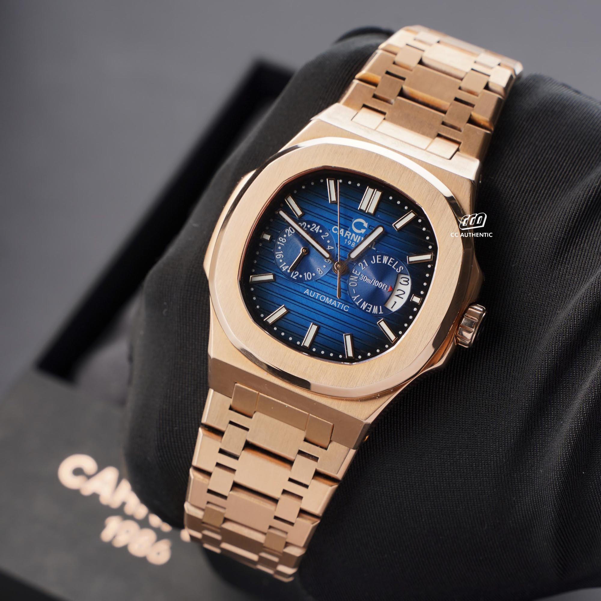 ĐỒNG HỒ NAM CARNIVAL 8158G VH X AUTOMATIC 41MM