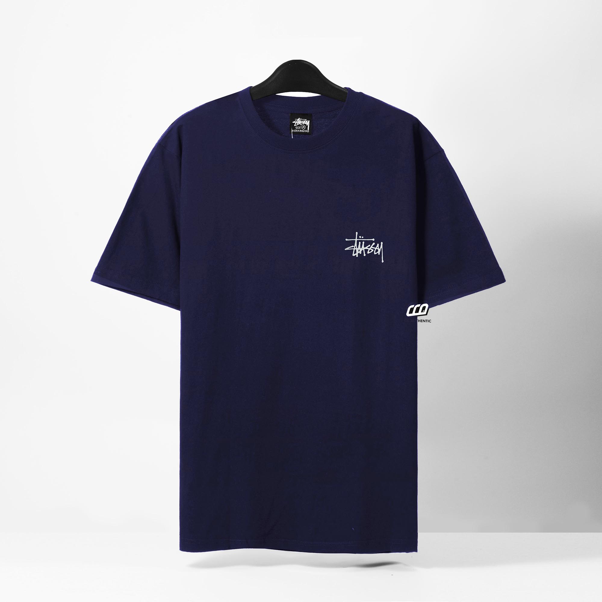 STUSSY BASIC T-SHIRT - NAVY