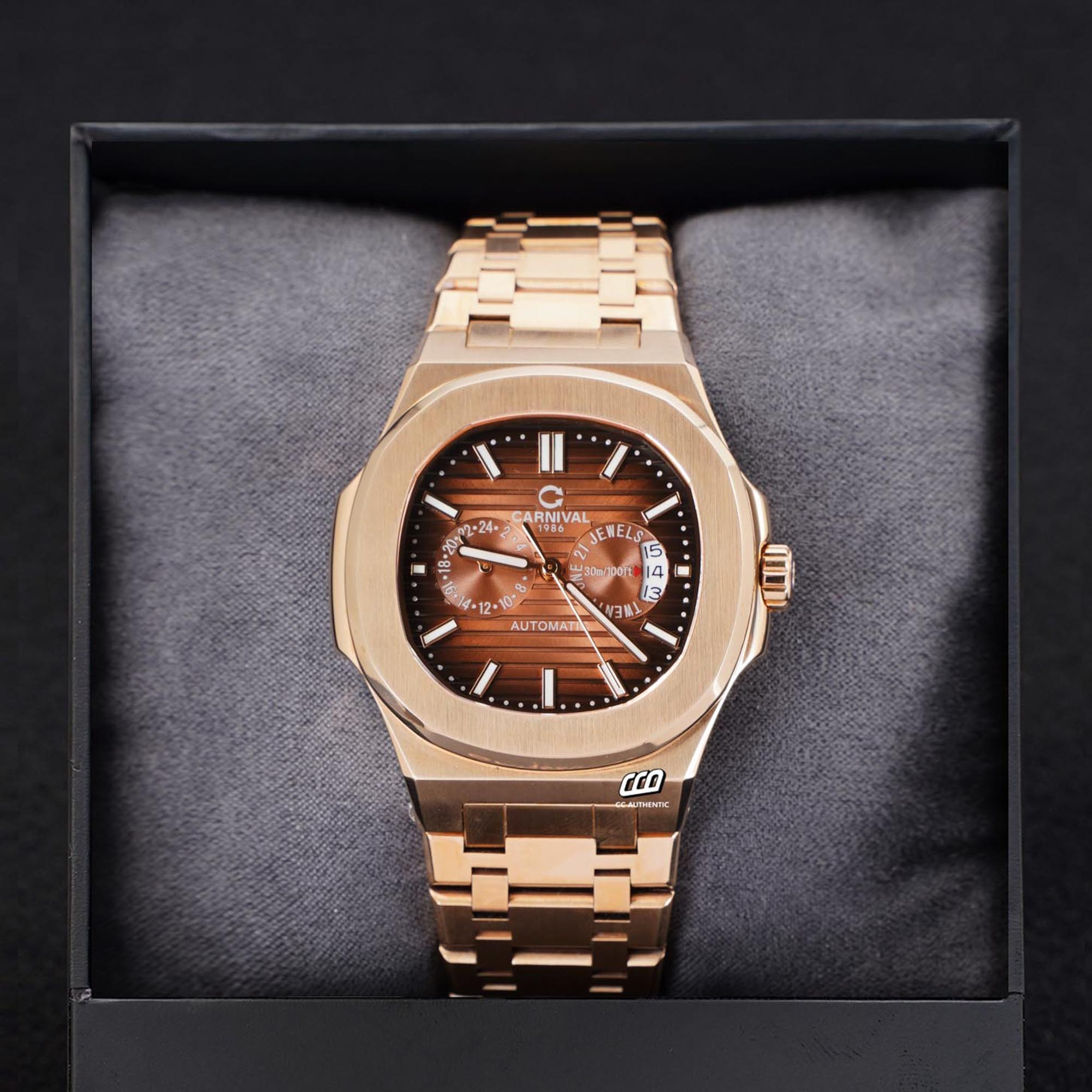 ĐỒNG HỒ NAM CARNIVAL 8158G VH N AUTOMATIC 41MM