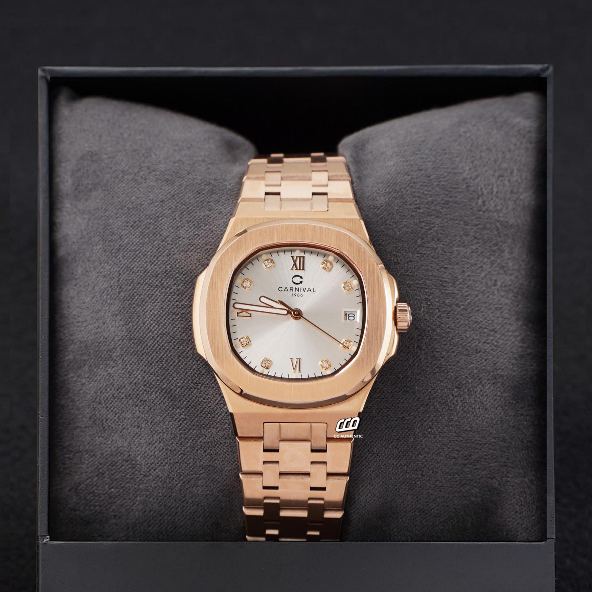 ĐỒNG HỒ NỮ CARNIVAL 8160L VH T QUAZT 34MM