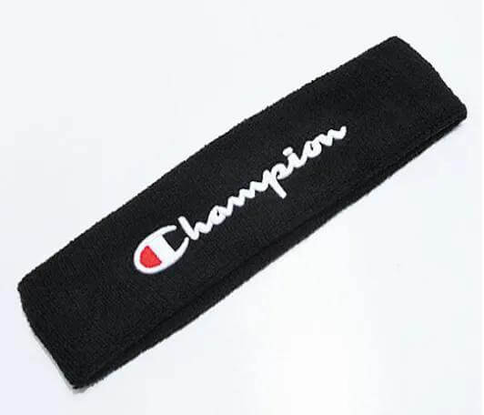 Champion Terry Logo Headband - Black