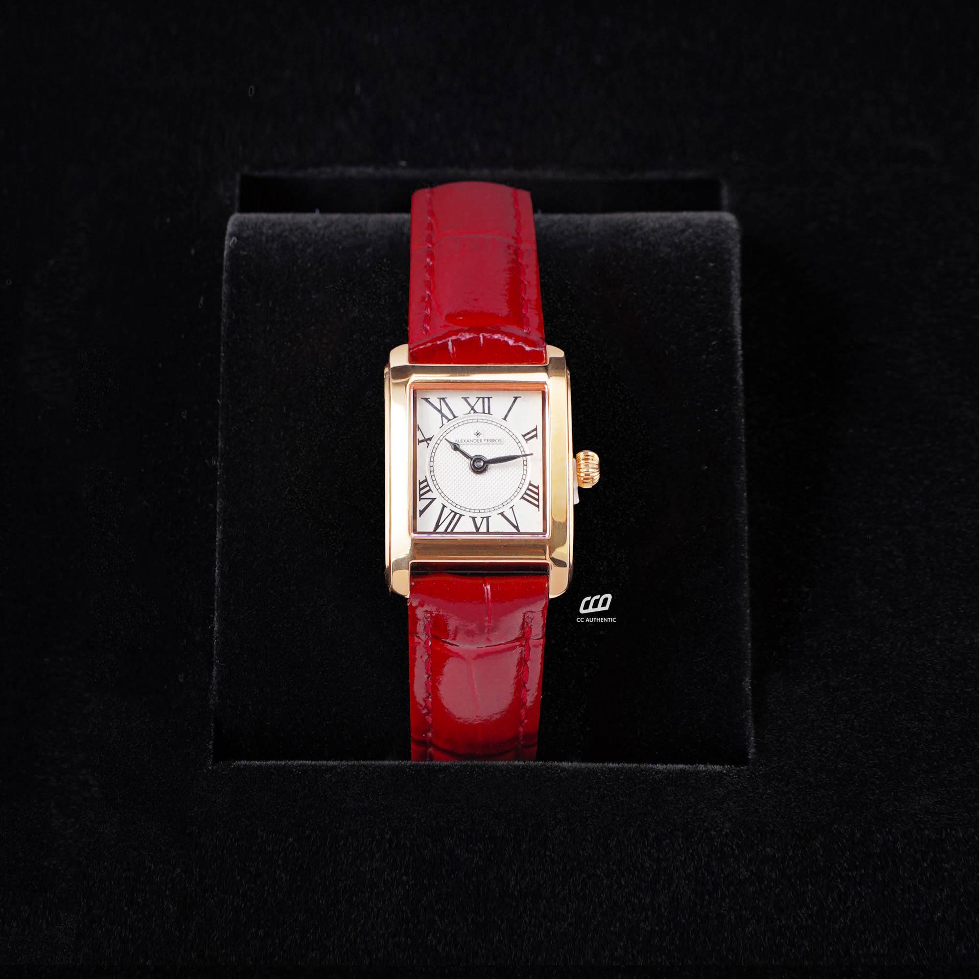 ĐỒNG HỒ NỮ ALEXANDER FERROS 7282R/02 QUAZT 21x31mm