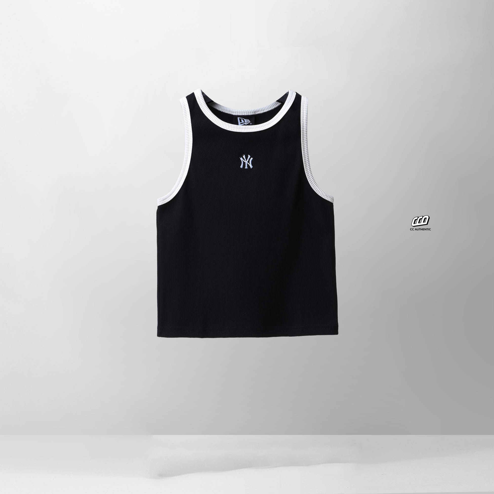 NEW ERA WMS CROPT 2PACKS TANK TOP - BLACK/WHITE