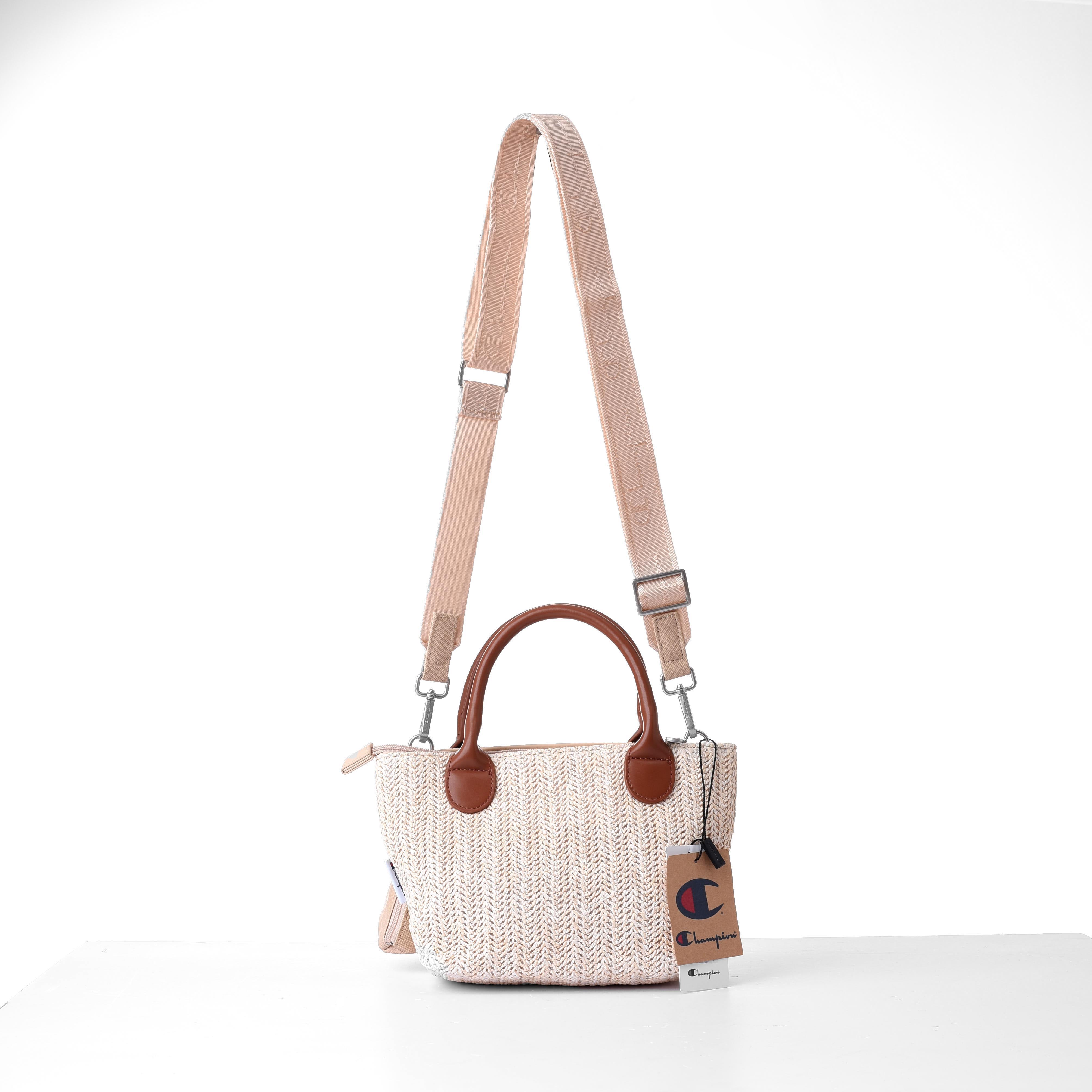 CHAMPION TRAPEZOIDAL MINI TOTE BAG - IVORY