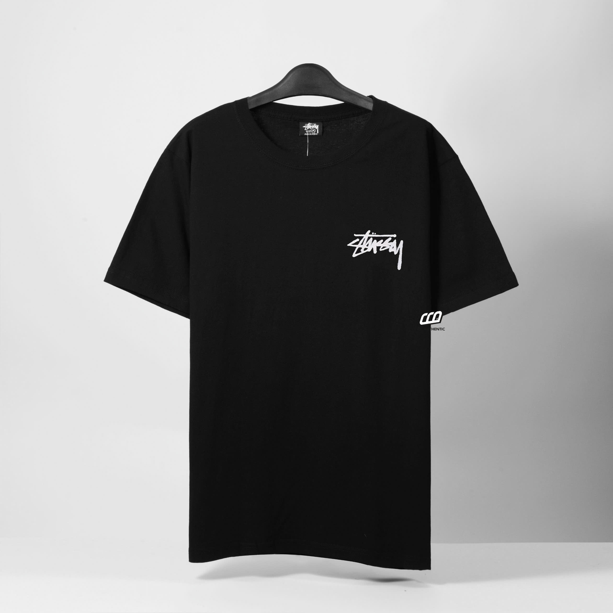 STUSSY GALAXY TSHIRT - BLACK