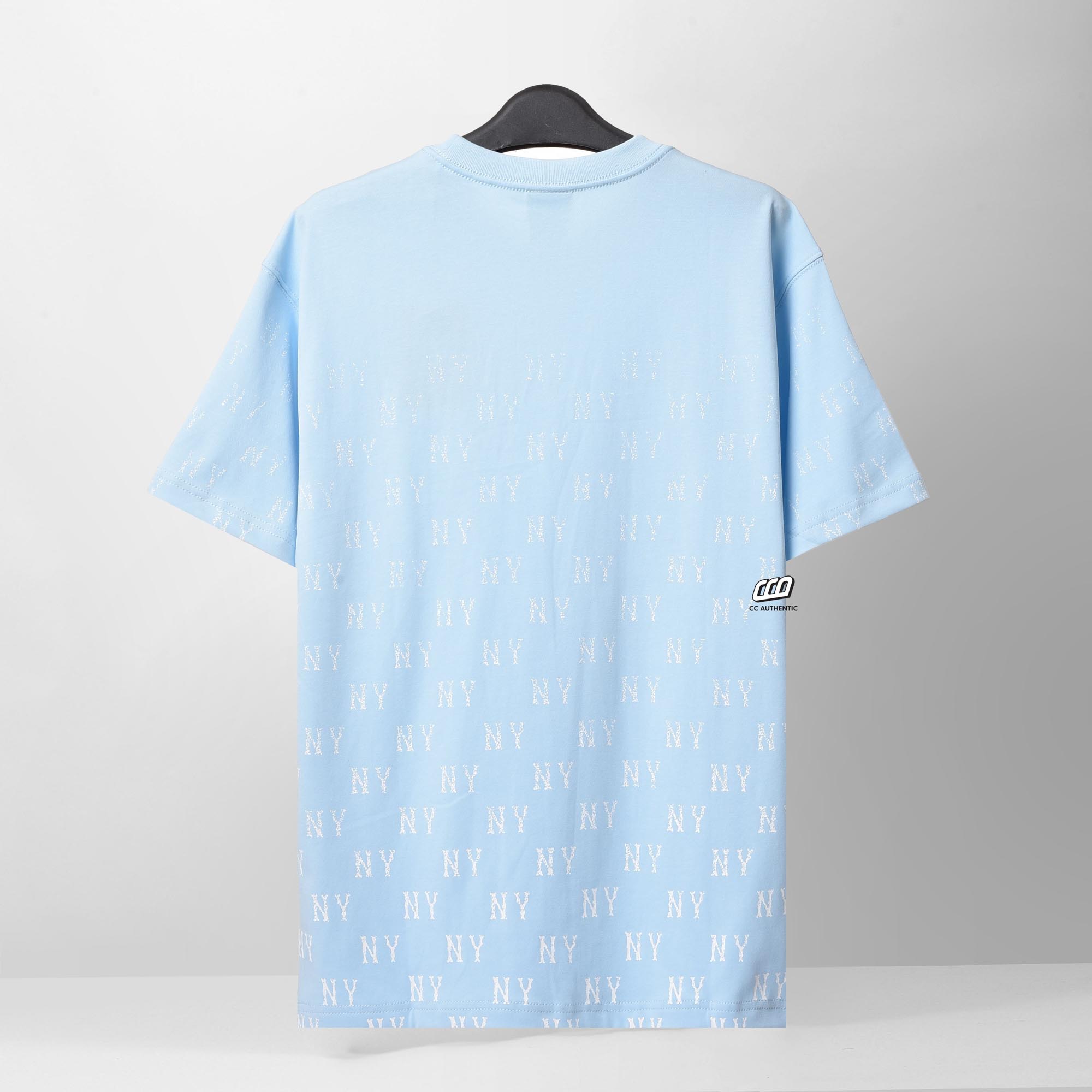 NEW ERA ALLOVER NY T-SHIRT - SKY BLUE