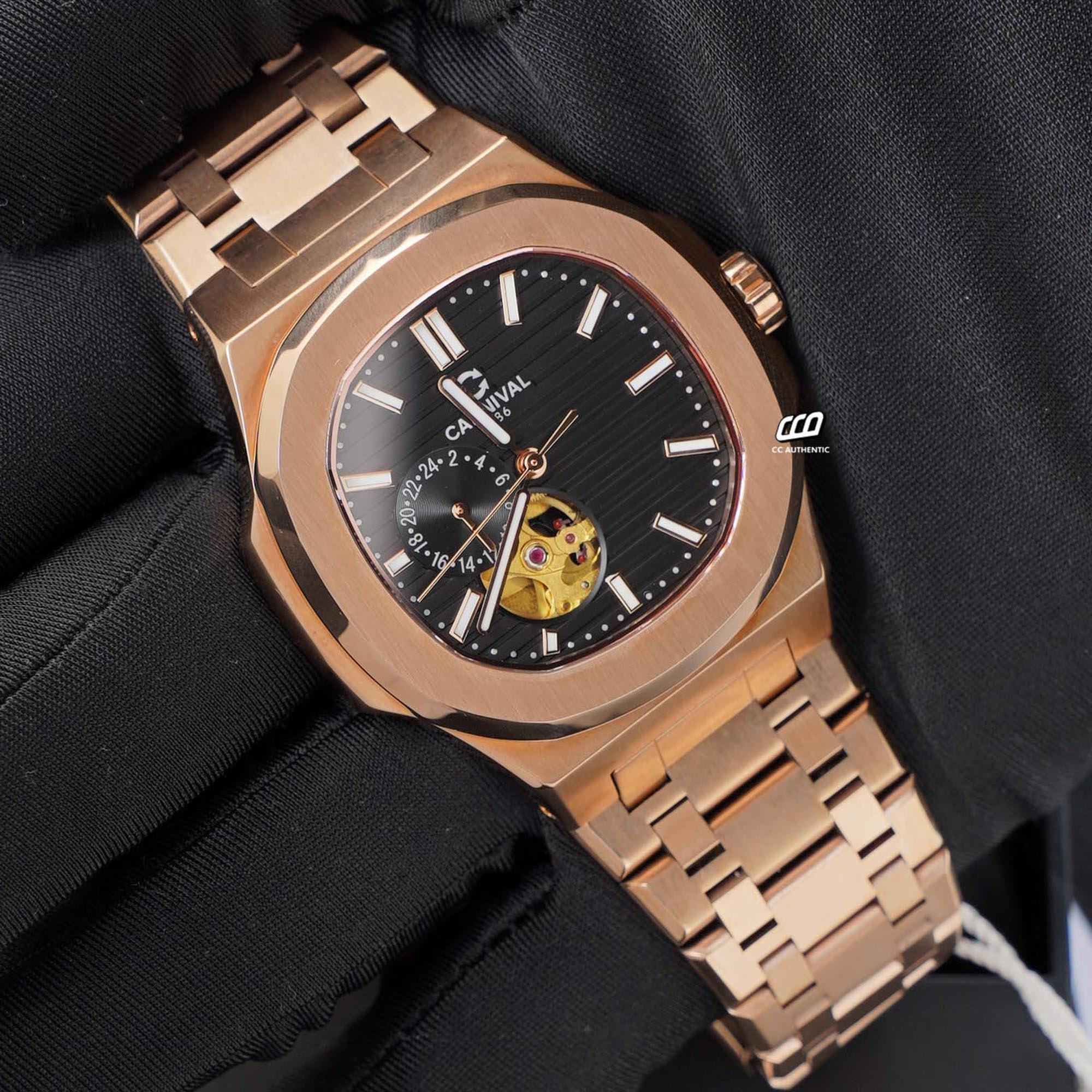 ĐỒNG HỒ NAM CARNIVAL 8159G VH TT AUTOMATIC 41MM