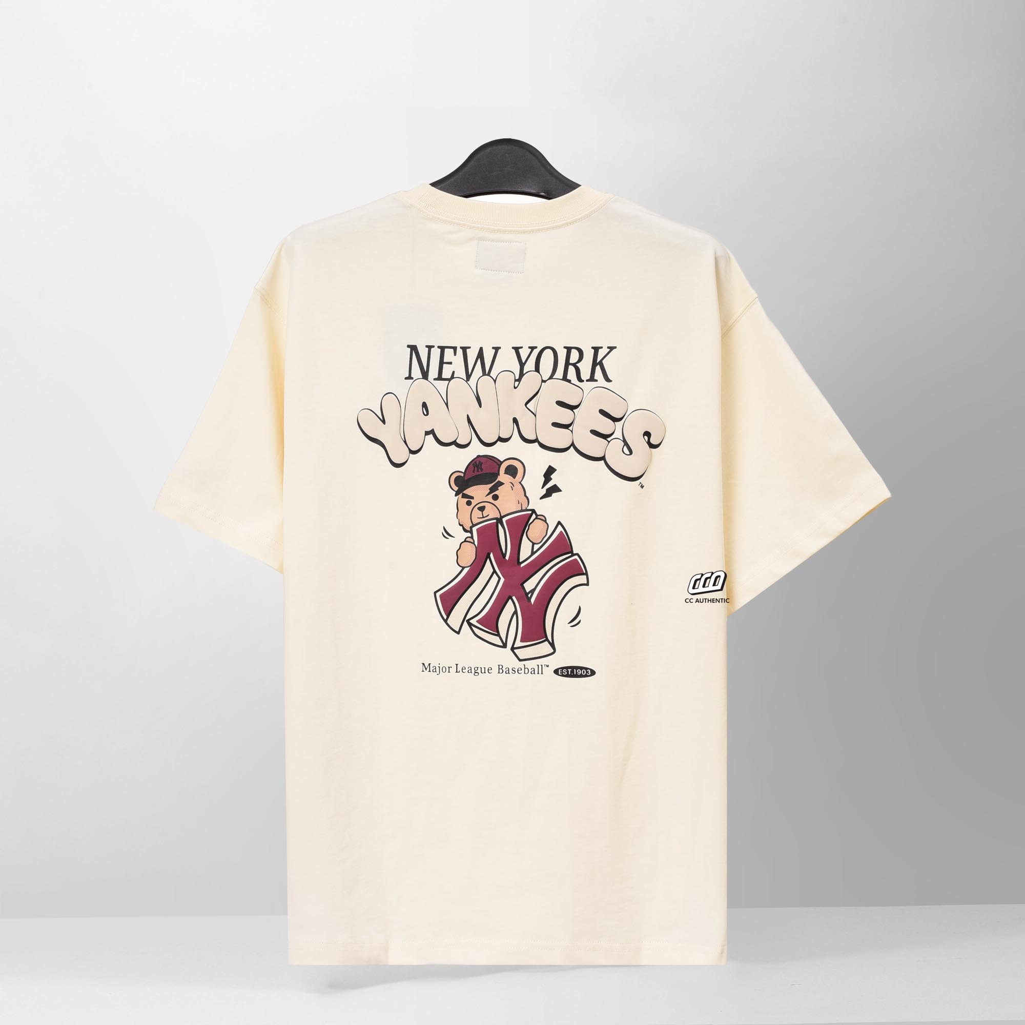 NEW ERA MEGA BEAR T-SHIRT - IVORY
