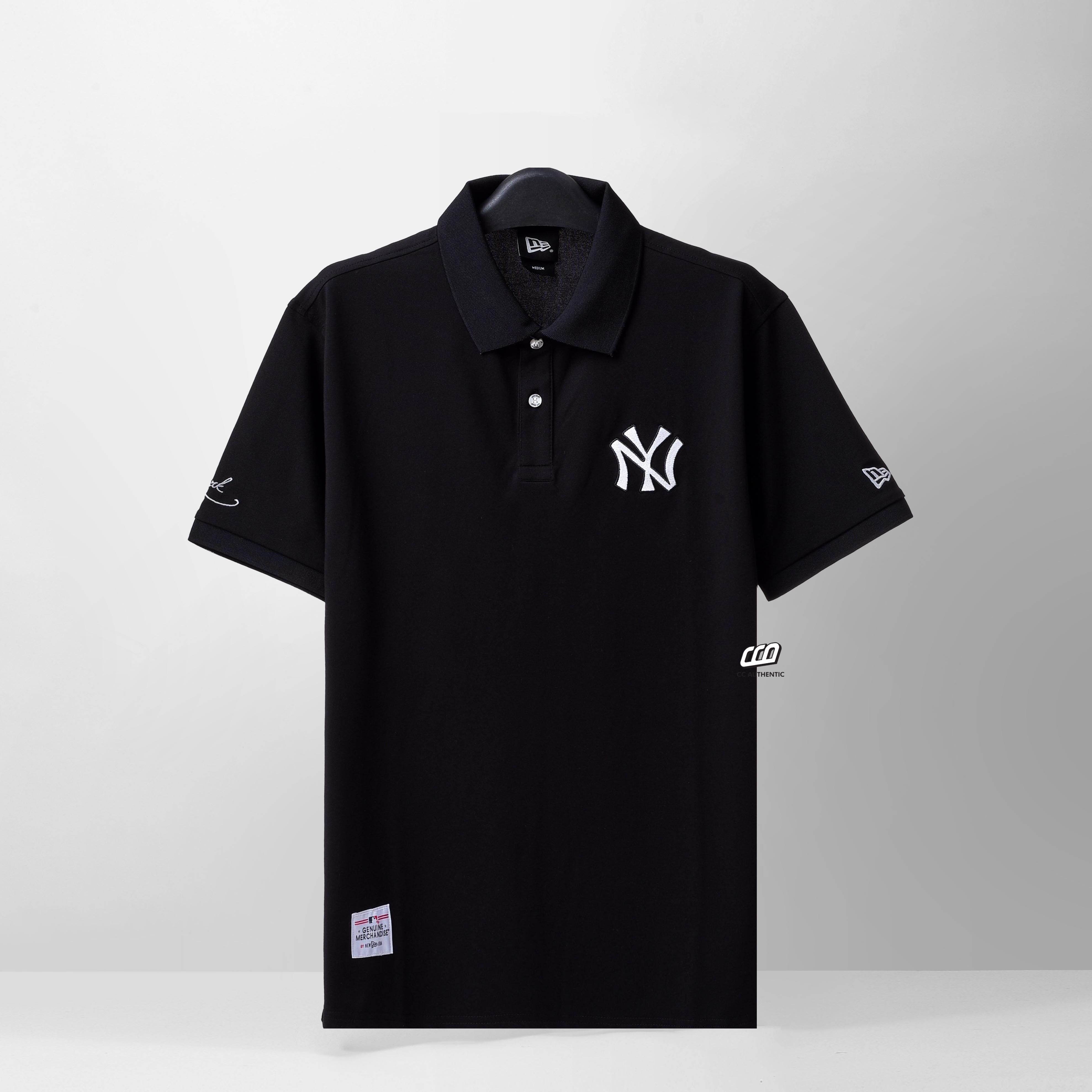 NEW ERA SLIMNY POLO SHIRT - BLACK