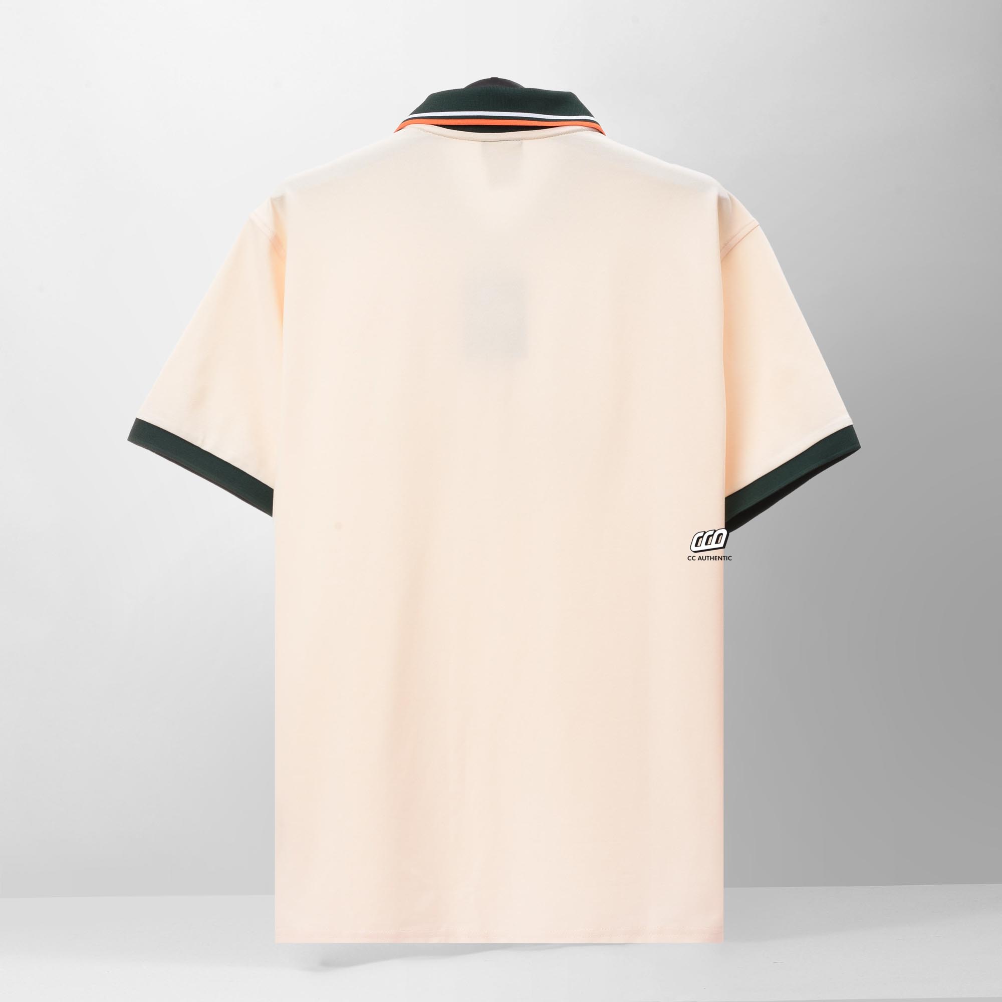 NEW ERA ORN LOGO POLO SHIRT - IVORY