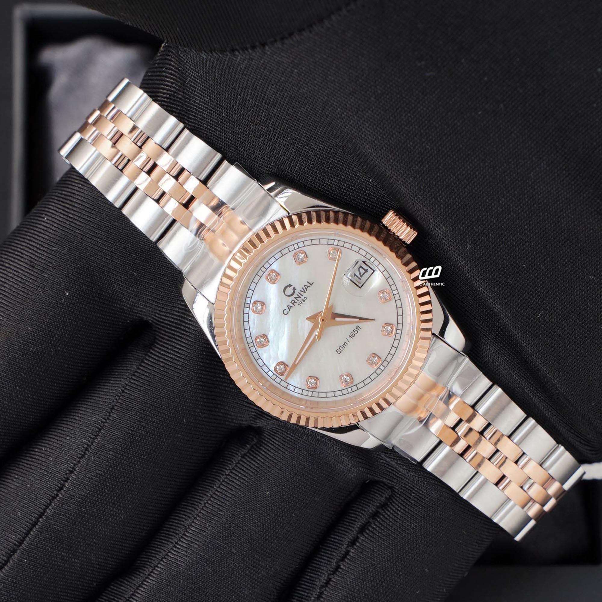 ĐỒNG HỒ NỮ CARNIVAL 8131L CH TK QUAZT 32MM