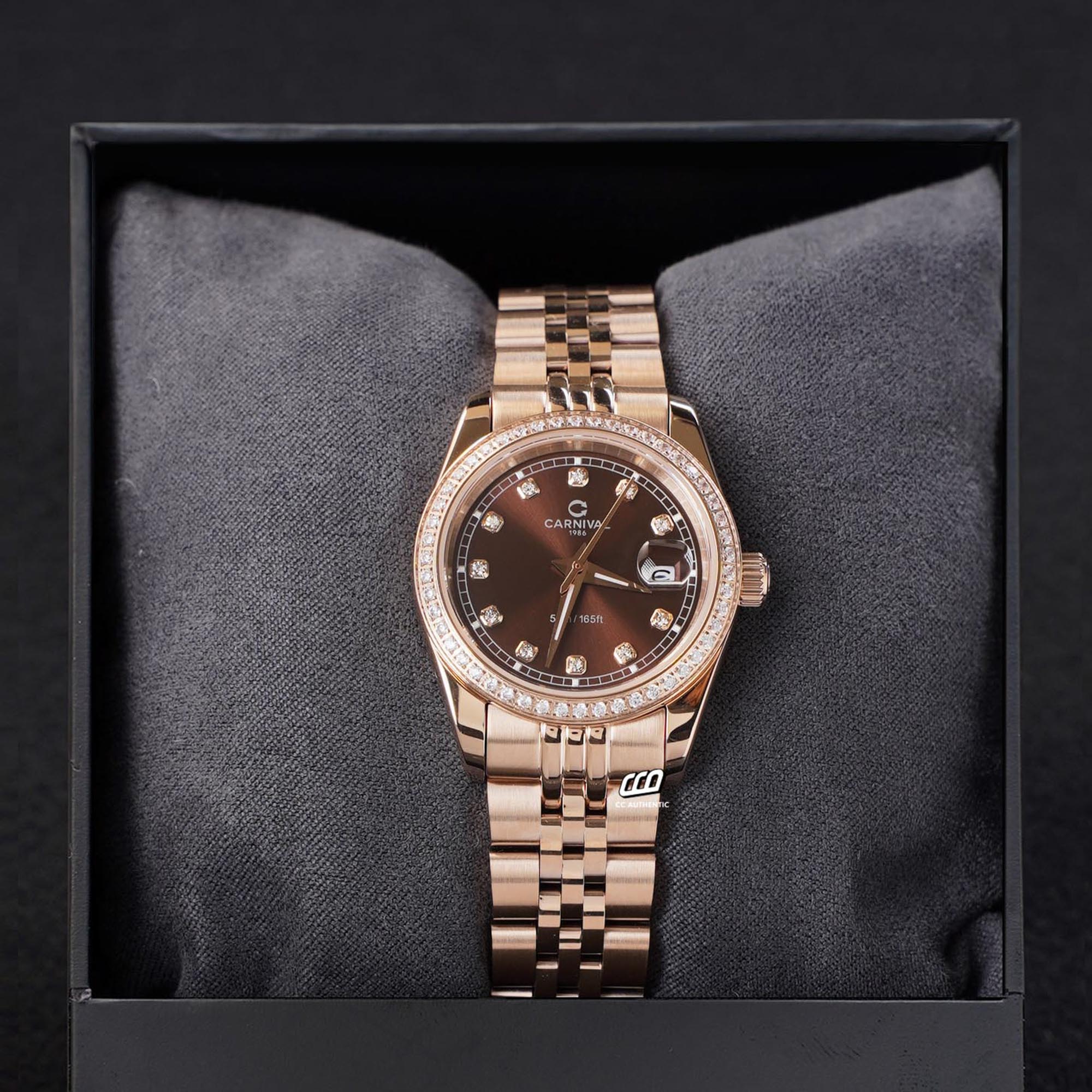 ĐỒNG HỒ NỮ CARNIVAL 8131L2 VH N QUAZT 32MM