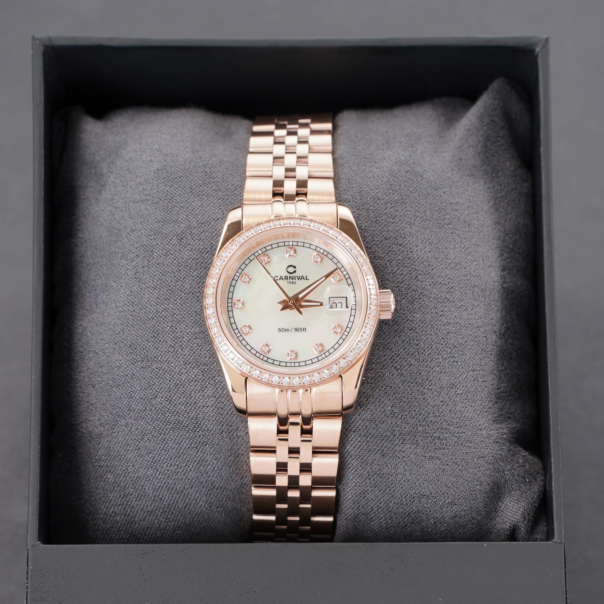 ĐỒNG HỒ NỮ CARNIVAL 8131L2 VH TK QUAZT 32MM
