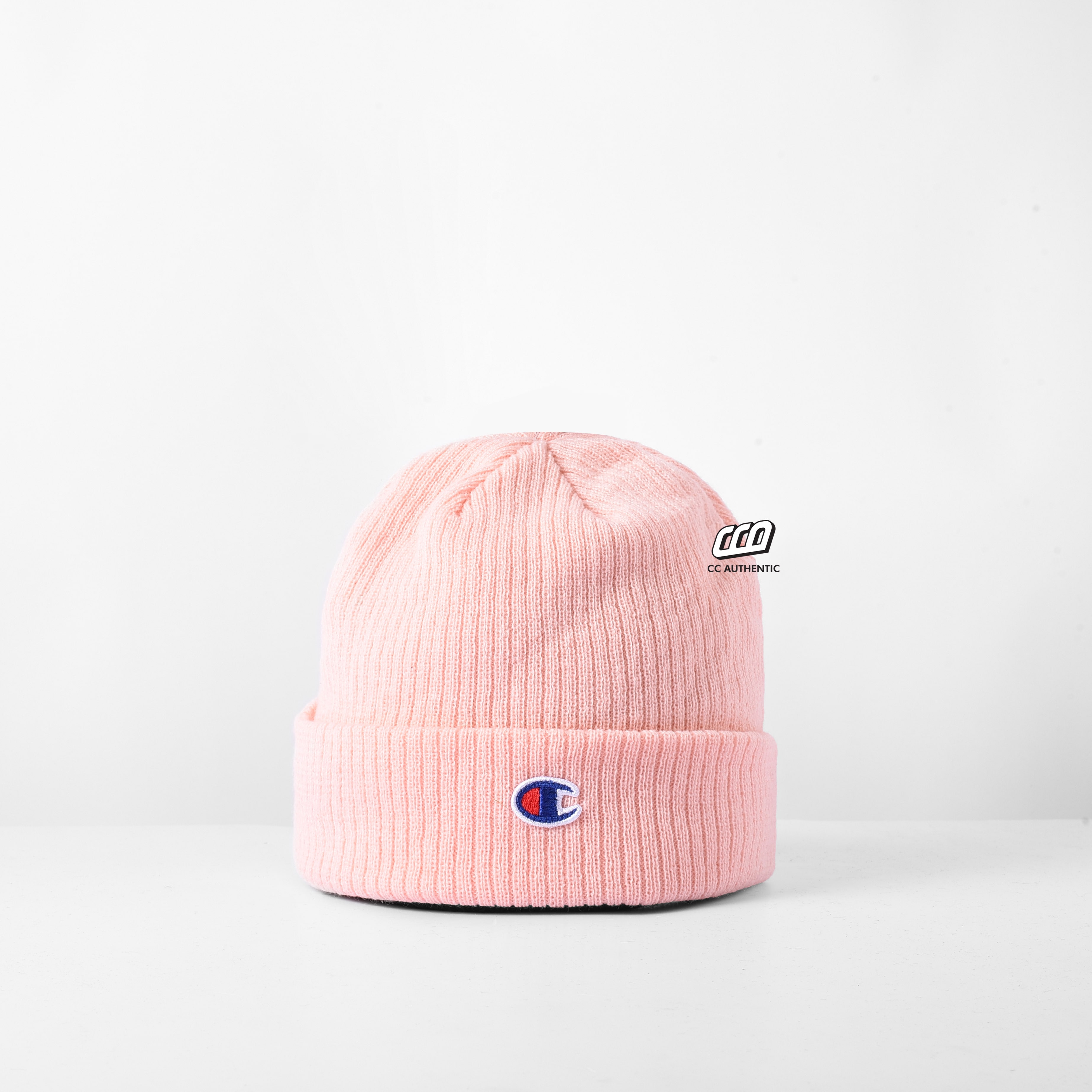 CHAMPION RIBBED KNIT UNISEX CAP - Candy Pink
