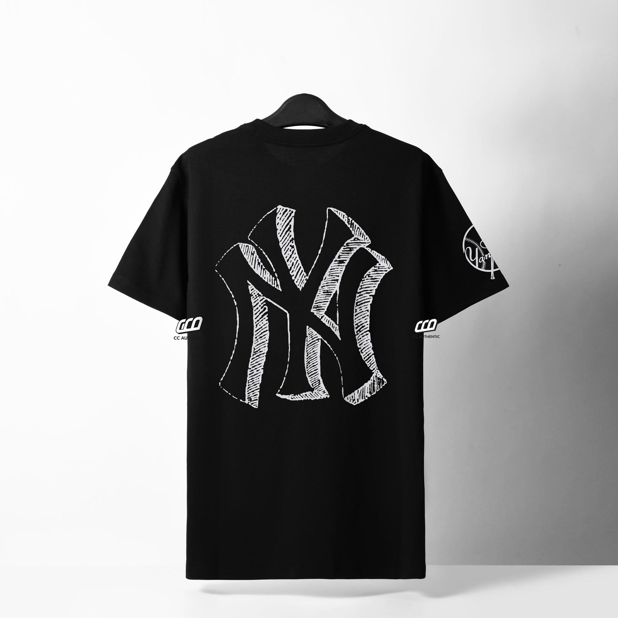 NEW ERA CHAMP NEW YORK YK T-SHIRT - BLACK