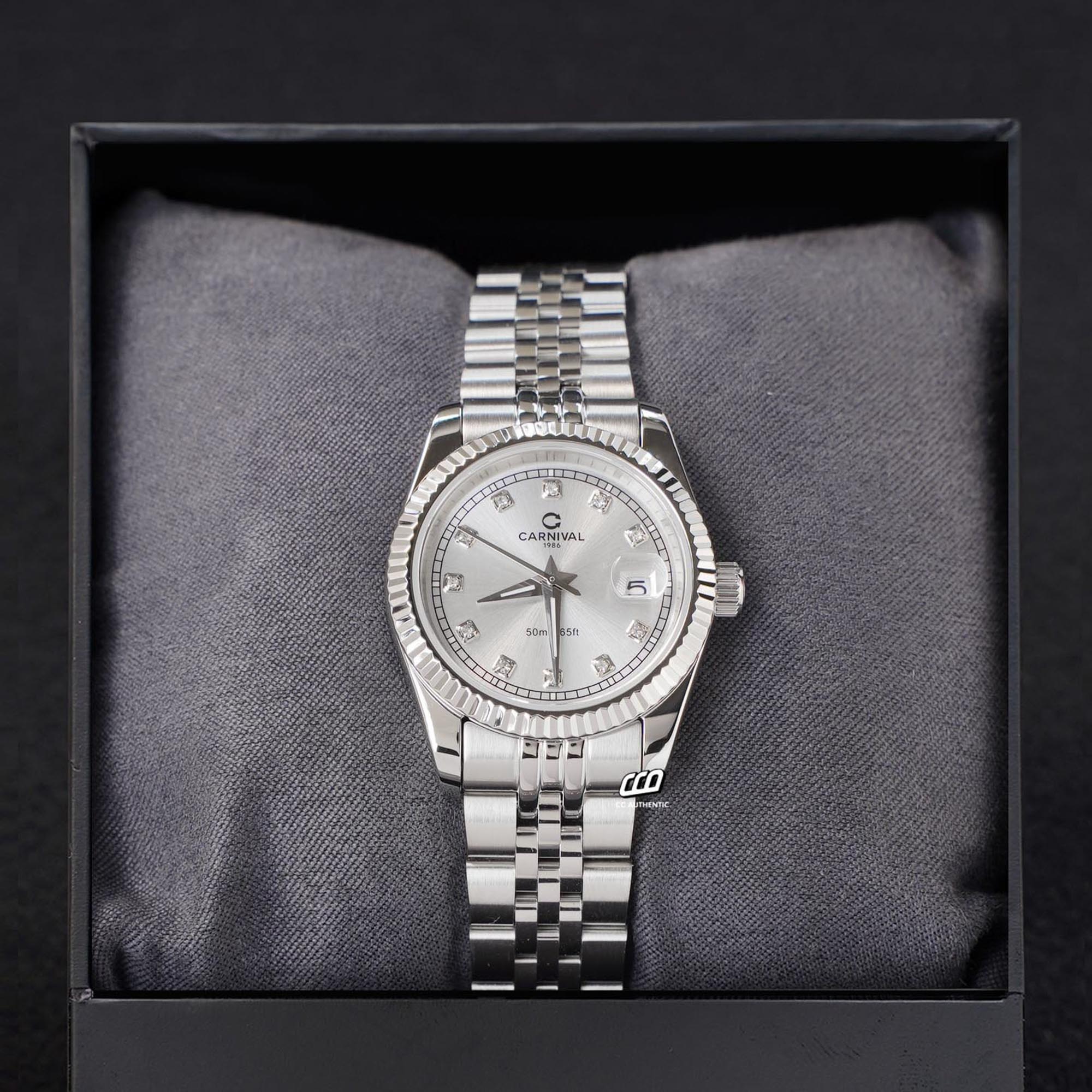 ĐỒNG HỒ NỮ CARNIVAL 8131L VT T QUAZT 32MM