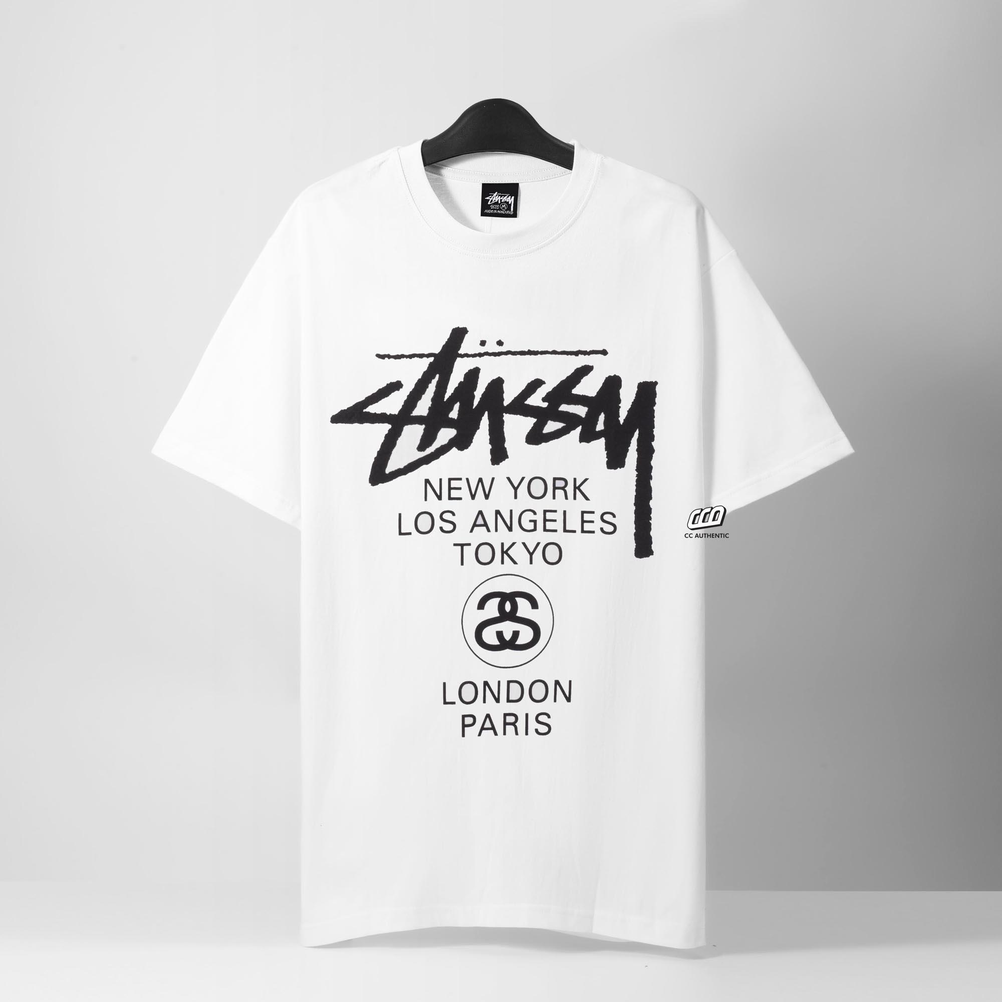 STUSSY WORLD TOUR T-SHIRT - WHITE