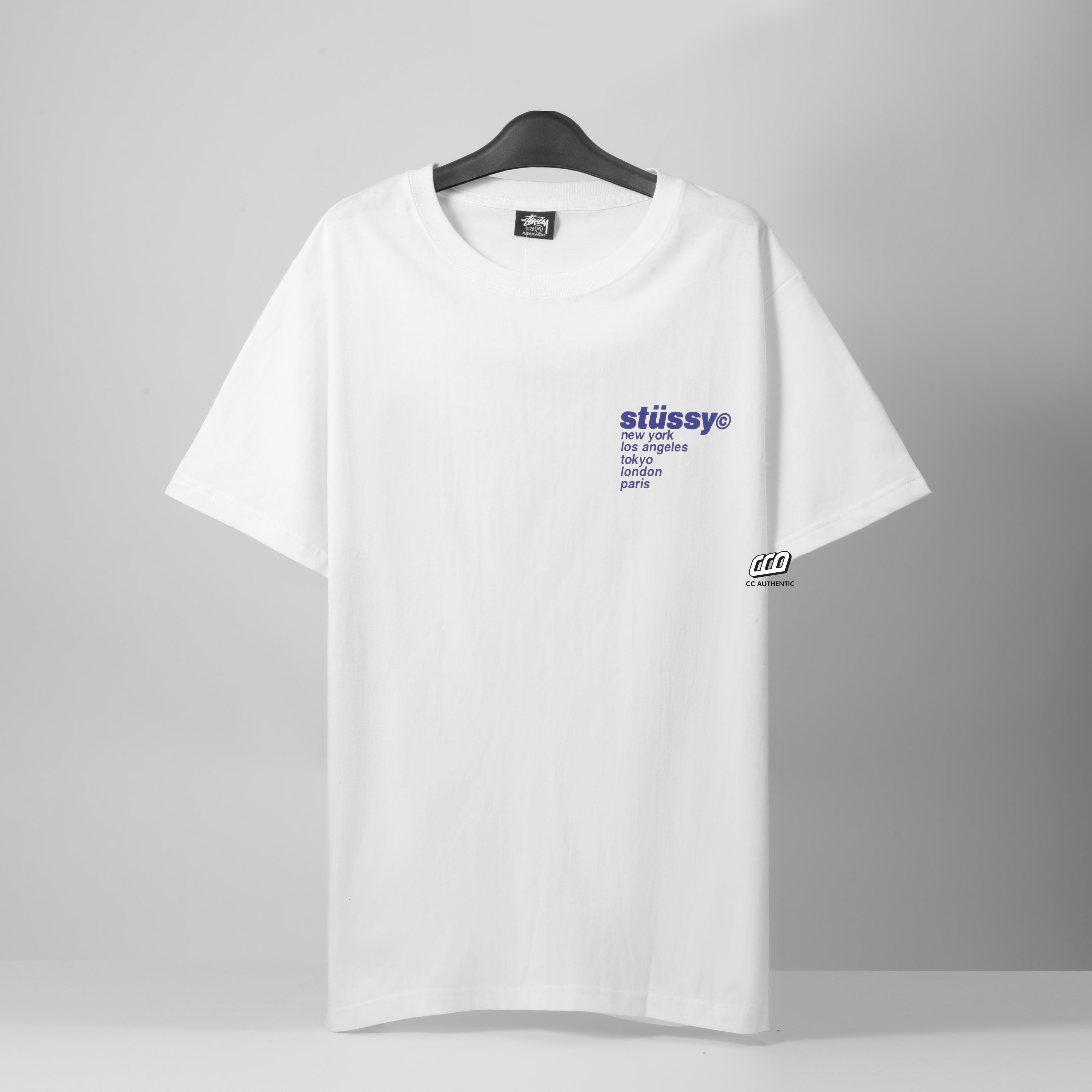 STUSSY STRAWBERRY T-SHIRT - WHITE