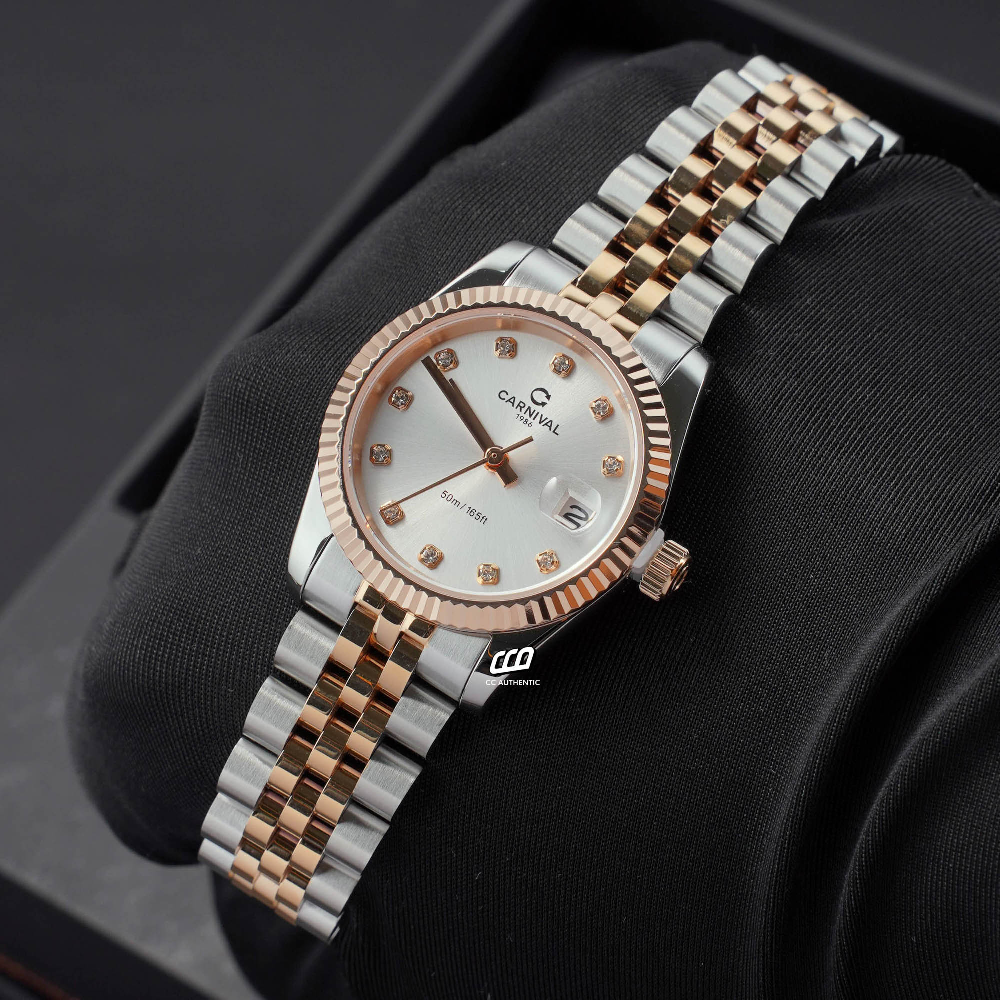 ĐỒNG HỒ NỮ CARNIVAL 8250L CH T QUARTZ 32MM