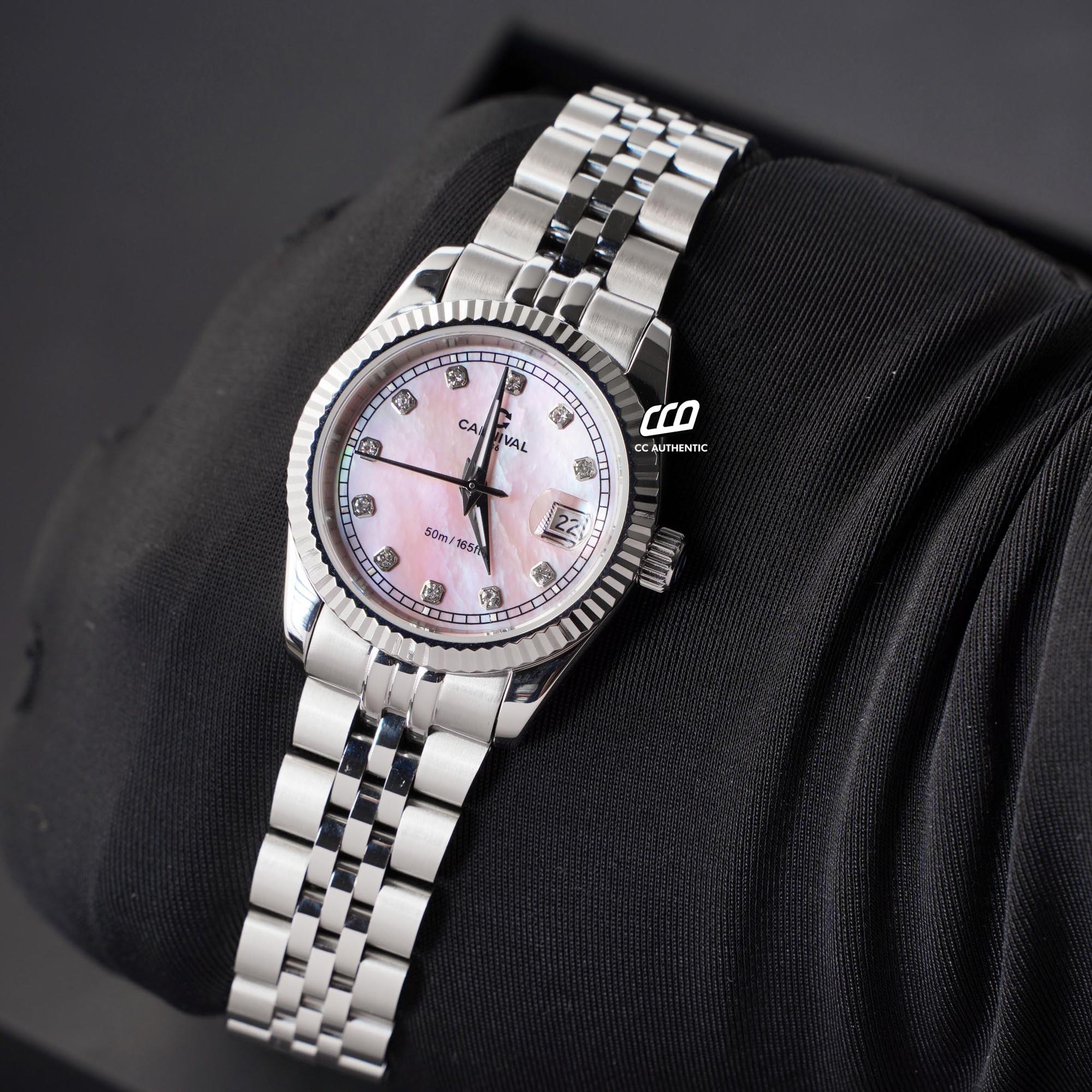 ĐỒNG HỒ NỮ CARNIVAL 8131L VT HK QUAZT 32MM