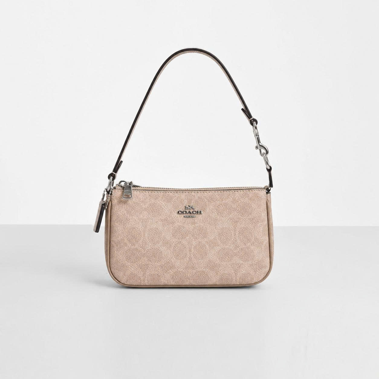 COACH SIGNATURE CW426 NOLITA BAG - SAND/BROWN