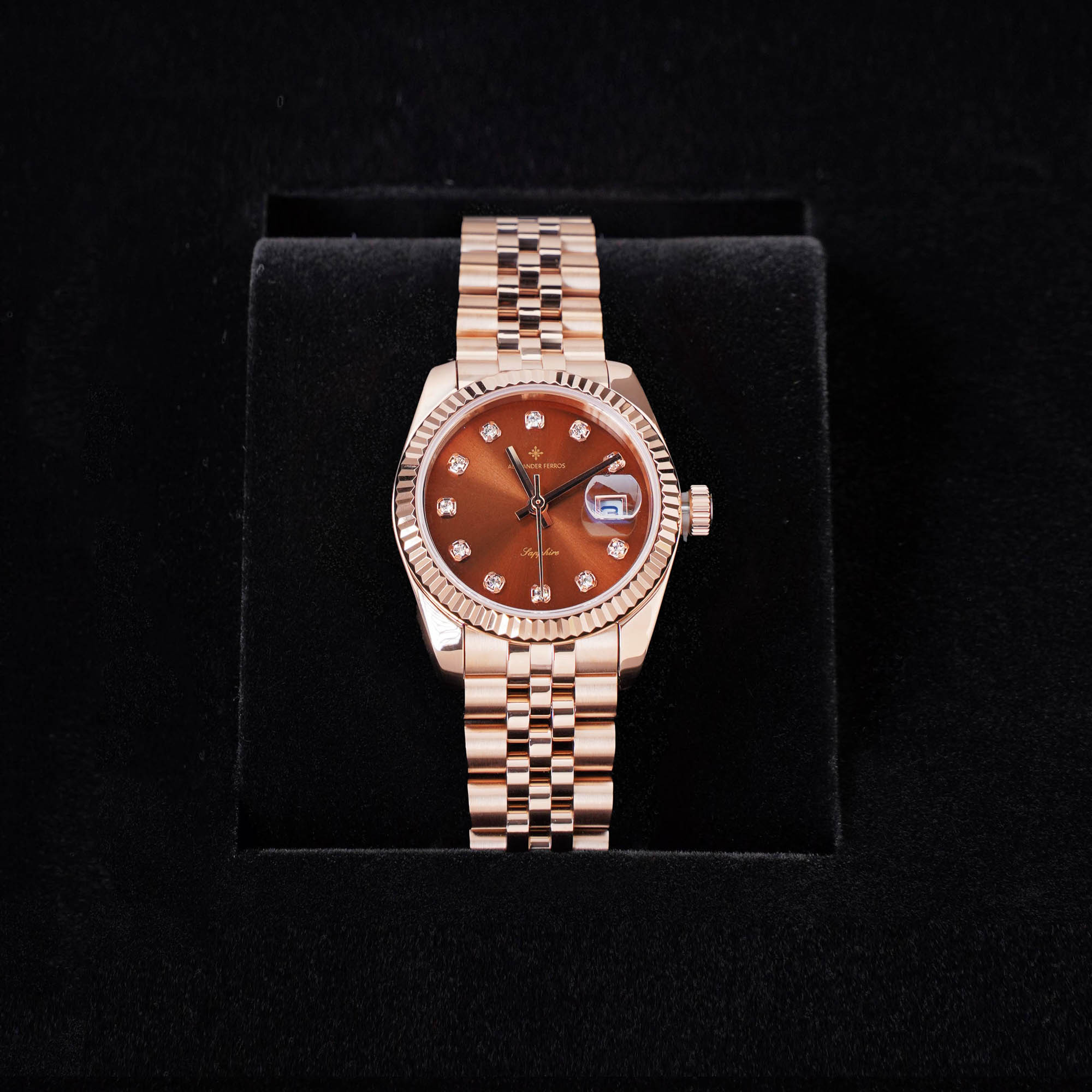 ĐỒNG HỒ NỮ ALEXANDER FERROS 8222R/08 QUAZT 31MM