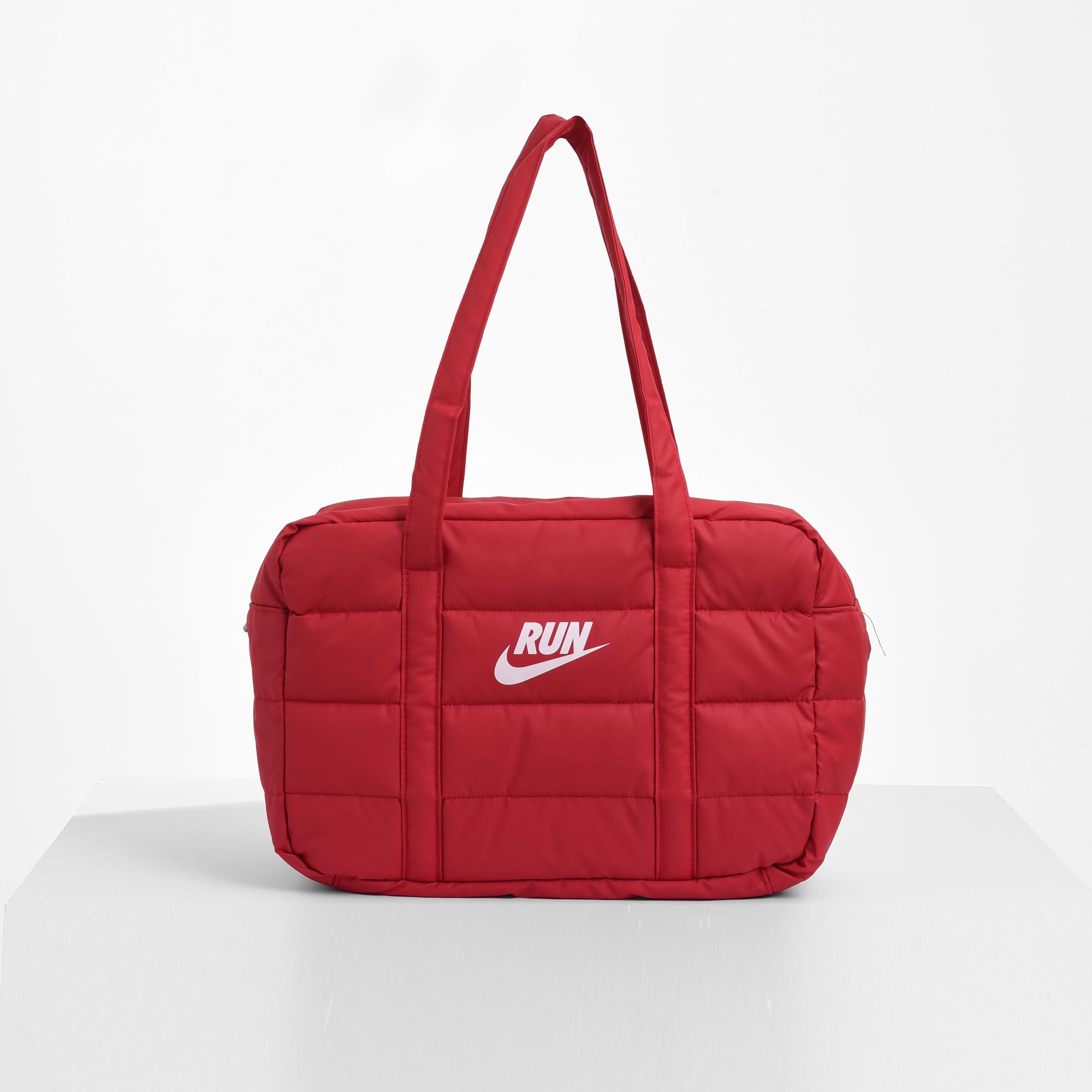 NIKE MEMBER LIMITED SPORTS TRAVEL LIFE EXPANSION TOTE BAG - RED