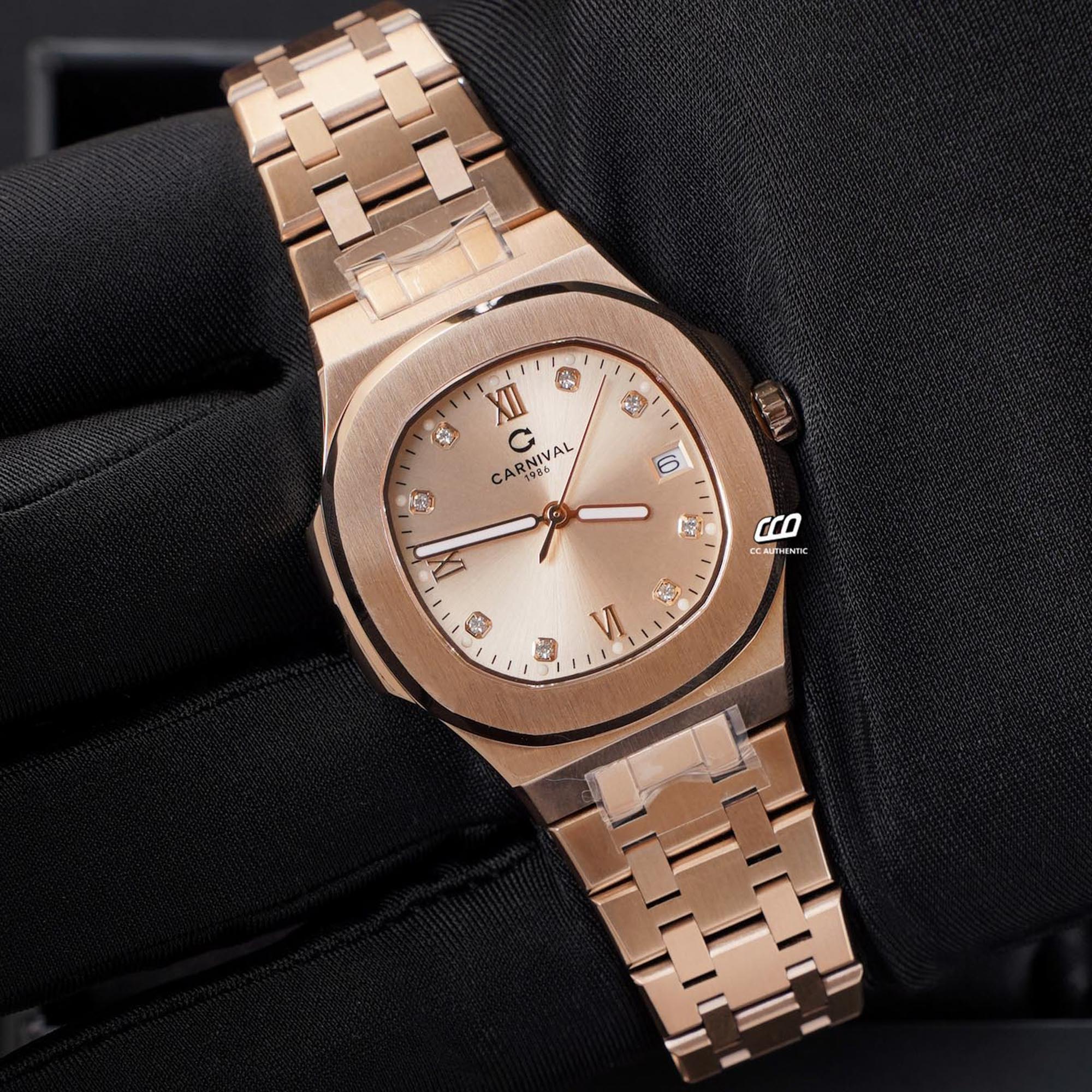 ĐỒNG HỒ NỮ CARNIVAL 8160L VH NN QUAZT 34MM
