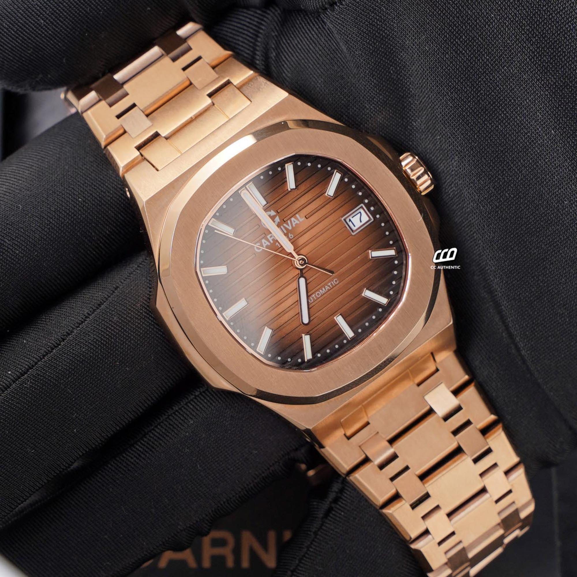 ĐỒNG HỒ NAM CARNIVAL 8108G1 VH N AUTOMATIC 41MM