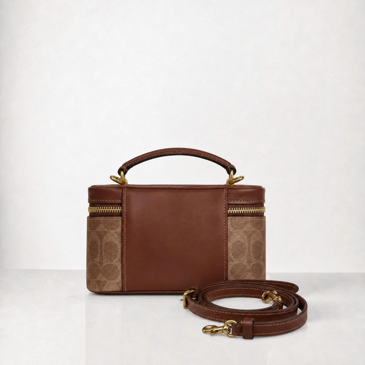 COACH SIGNATURE RAINER CROSSBODY BAG - BROWN