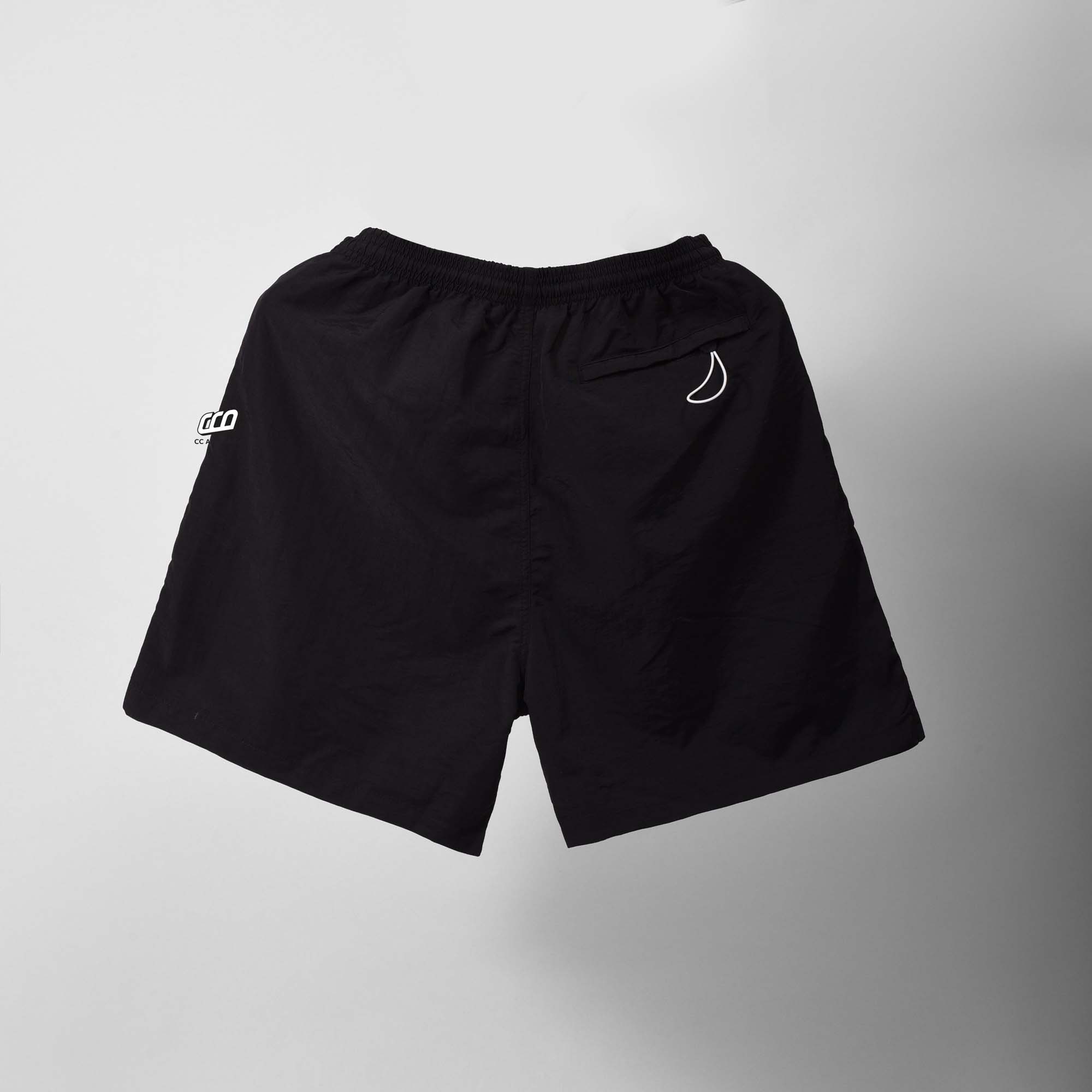 STUSSY BIG STOCK WATER SHORT - BLACK