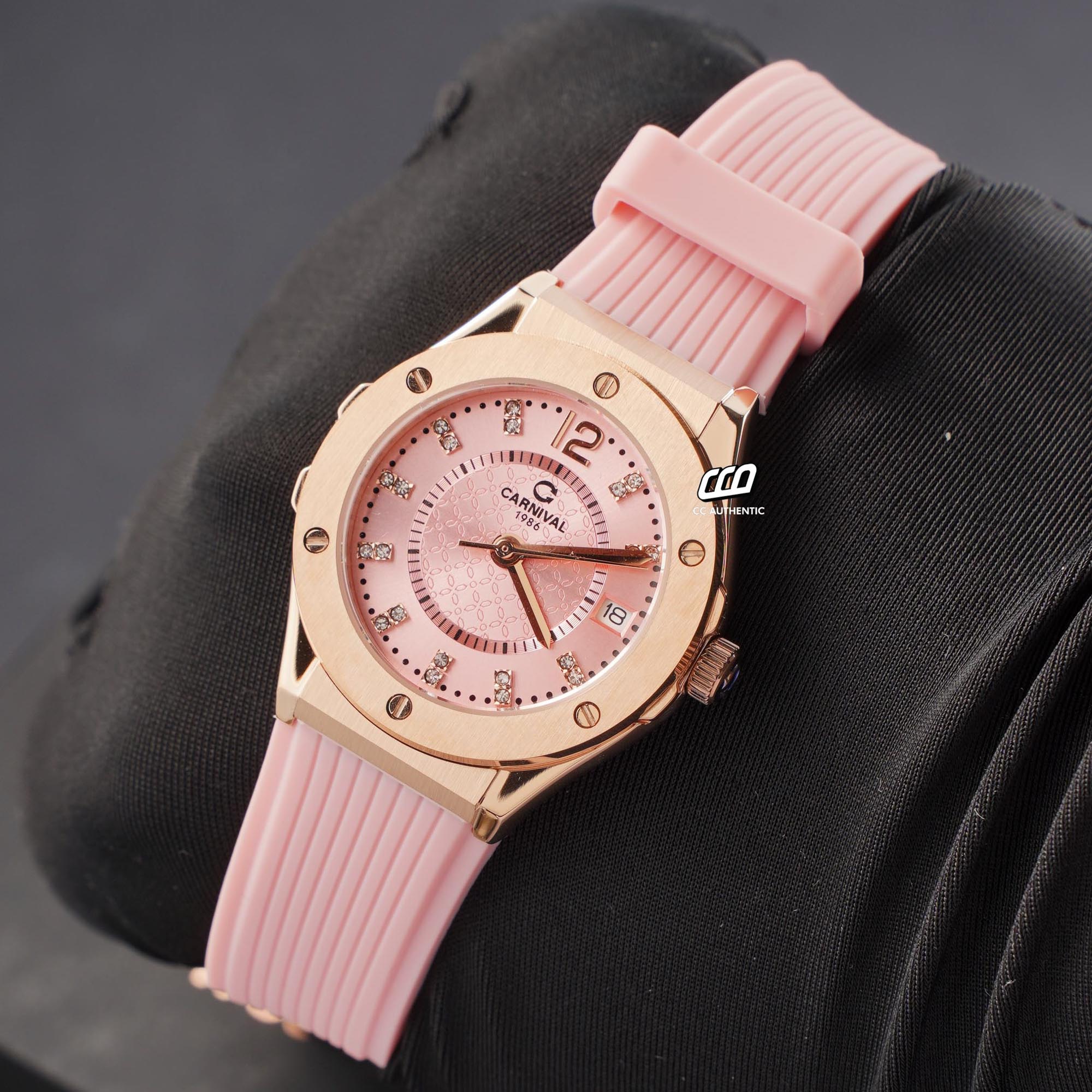 ĐỒNG HỒ NỮ CARNIVAL 8173L VH DCS H QUAZT 34MM ( DCS H )