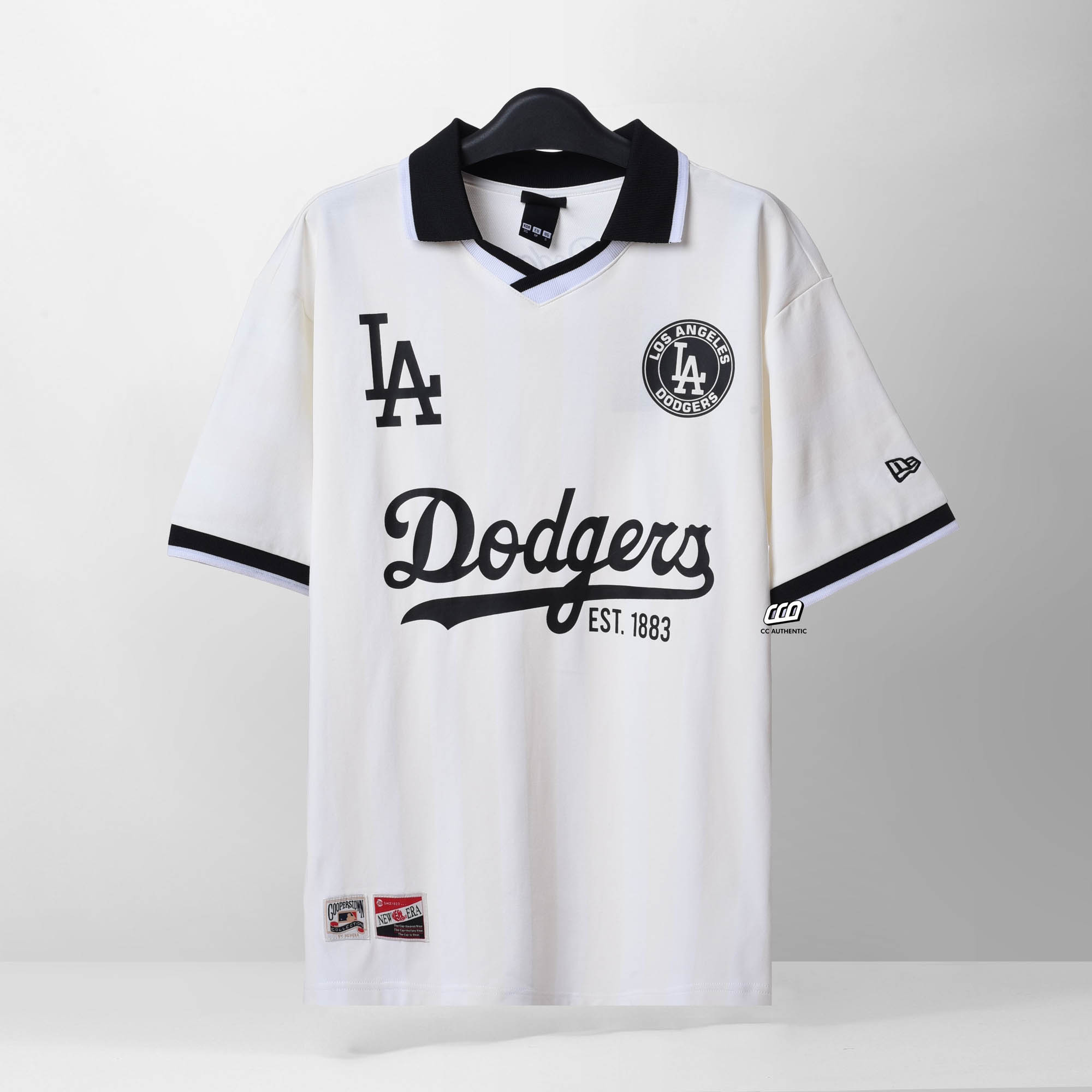 NEW ERA DOD EST1883 POLO SHIRT - WHITE
