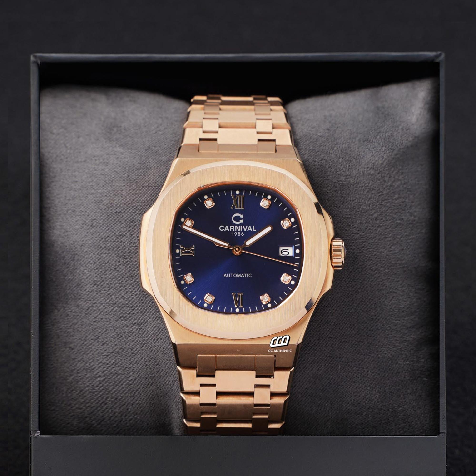ĐỒNG HỒ NAM CARNIVAL 8160G VH X AUTOMATIC 41MM