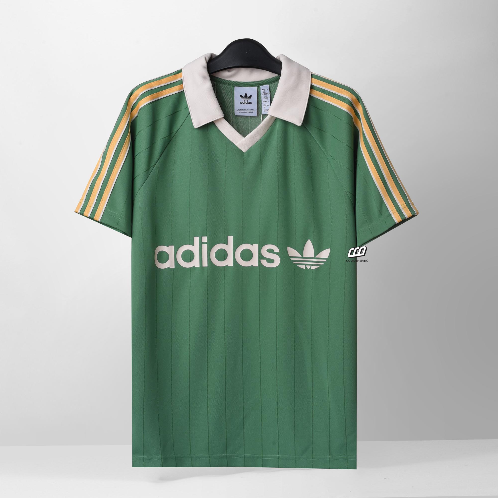 Adidas Pinstripe Jersey Preloved - GREEN